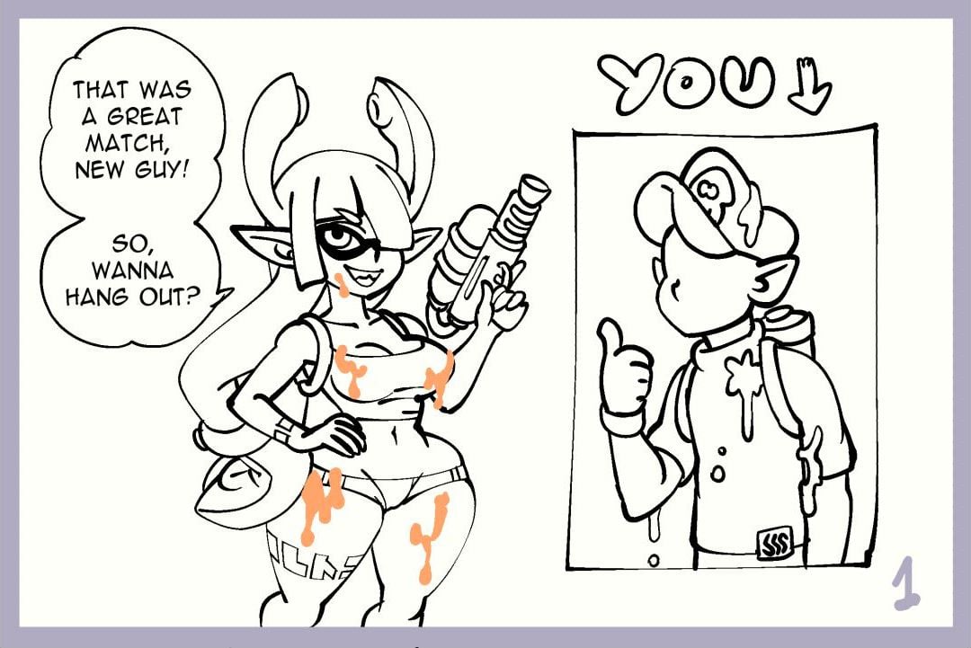 A Date With Squidna page 1