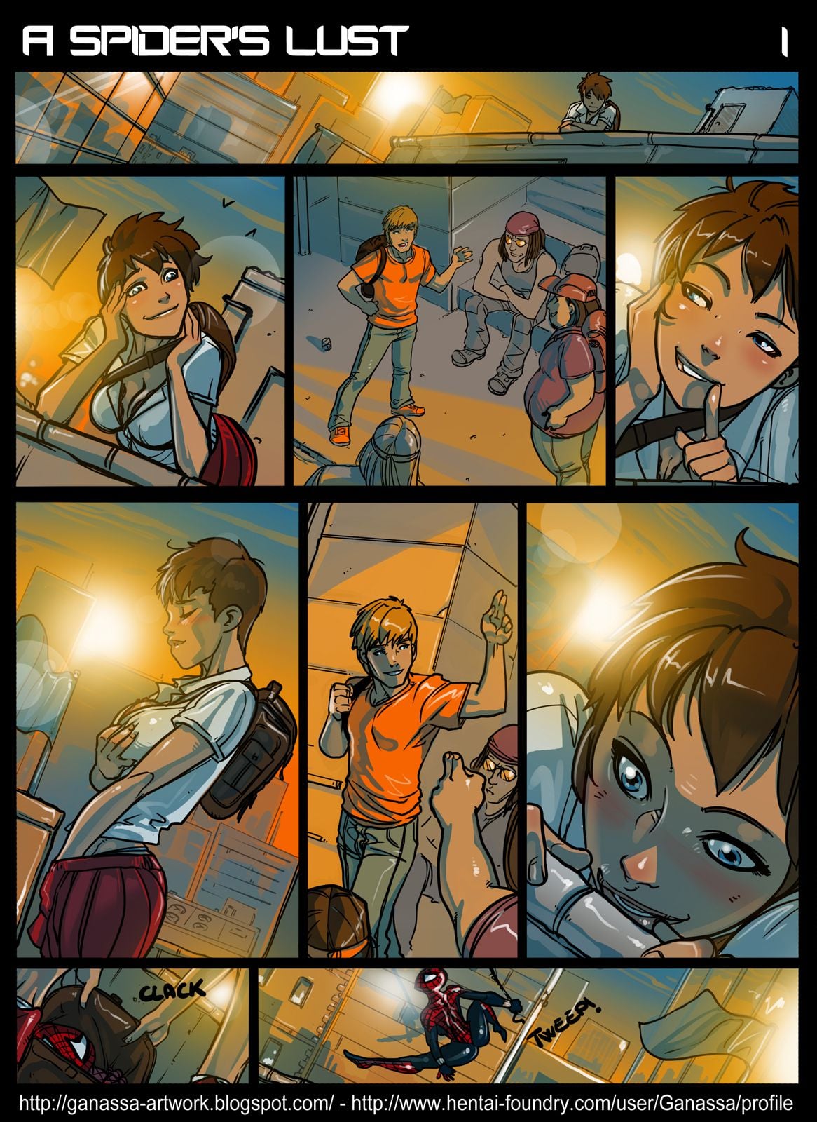 A Spider’s Lust page 1