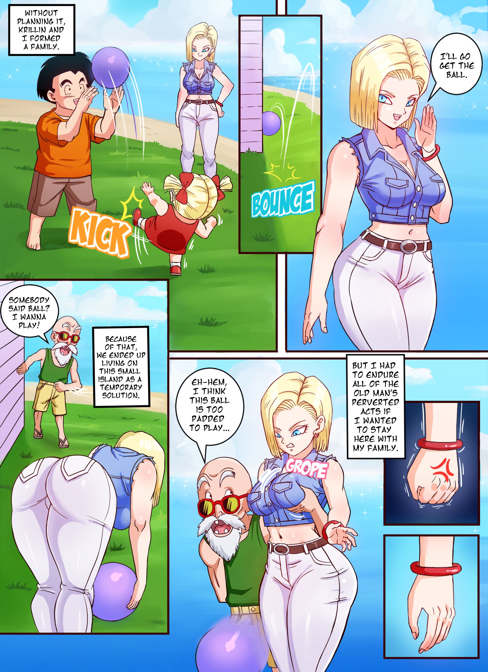 Android 18 And Master Roshi page 2