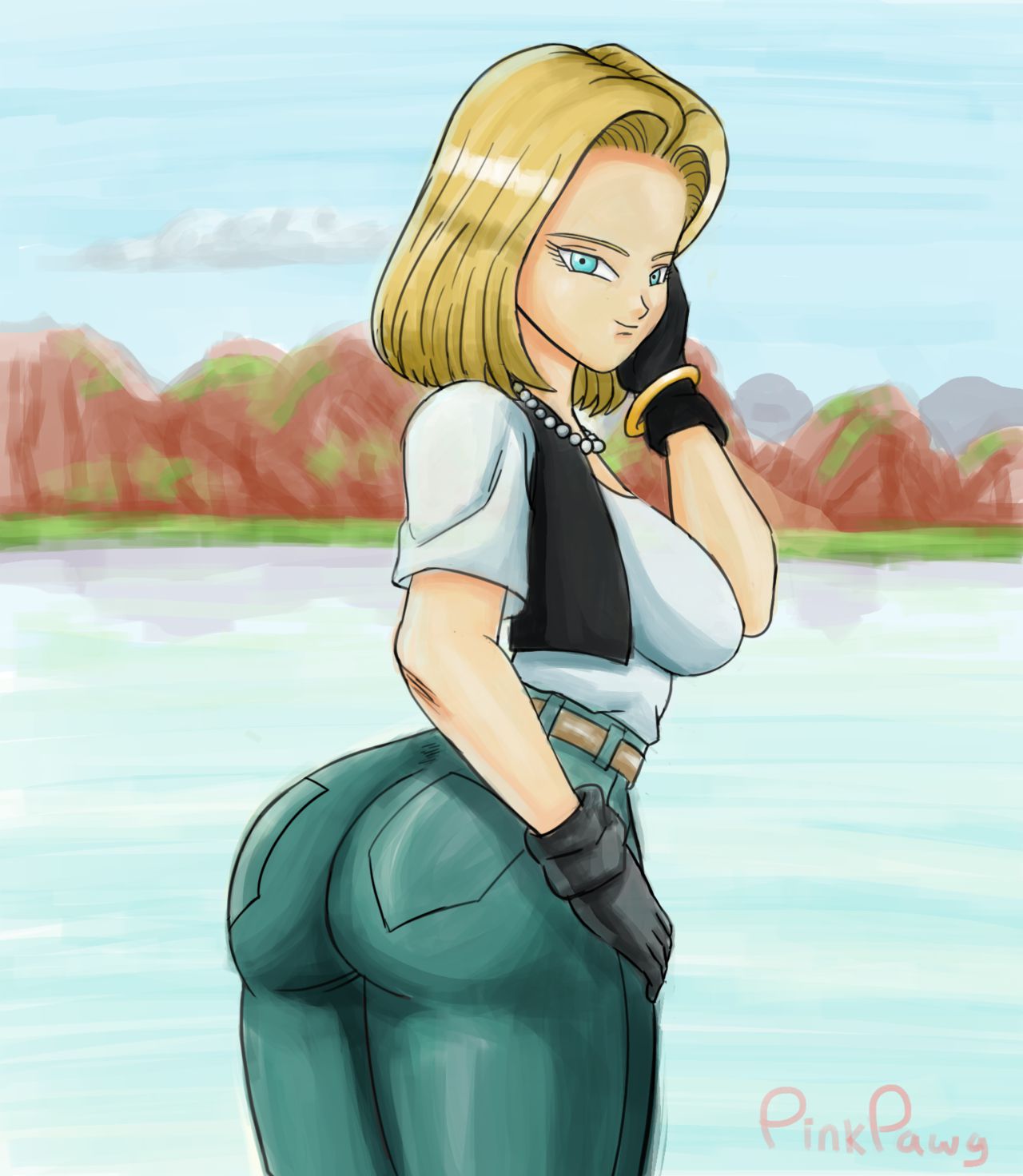 Android 18 Goes Inside Cell page 2