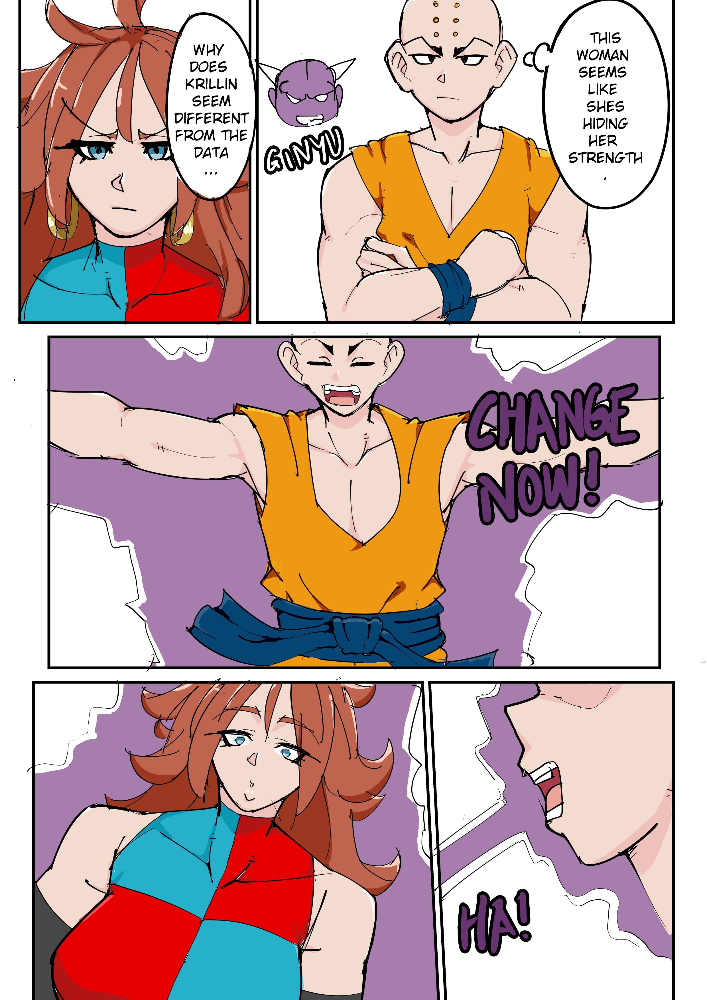 Android 21 gets her body stolen page 2