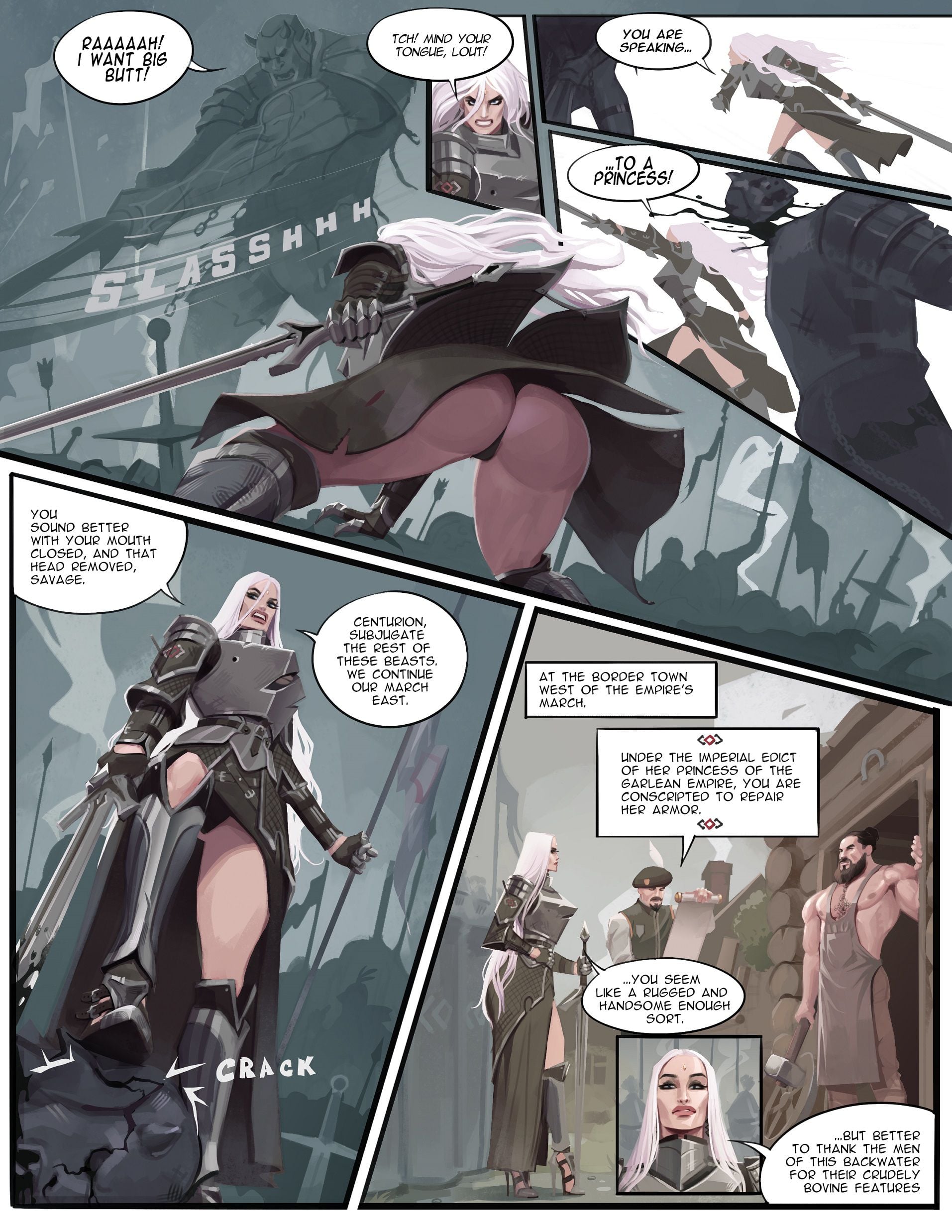 Angelise Reiter comic page 1