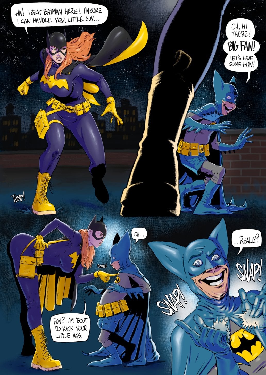 Bat Girl vs Bat Mite page 1