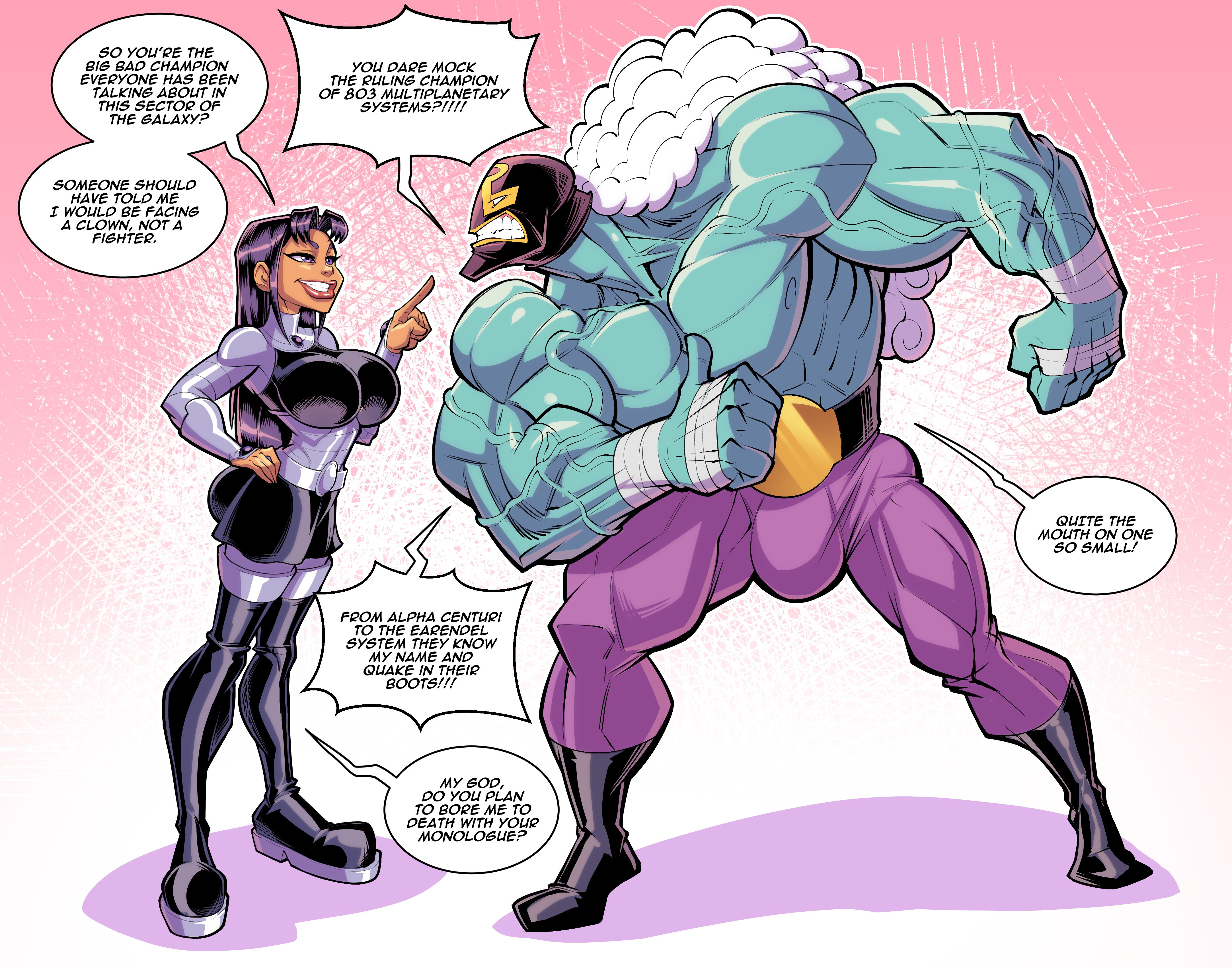 Blackfire Versus Rasslor page 1