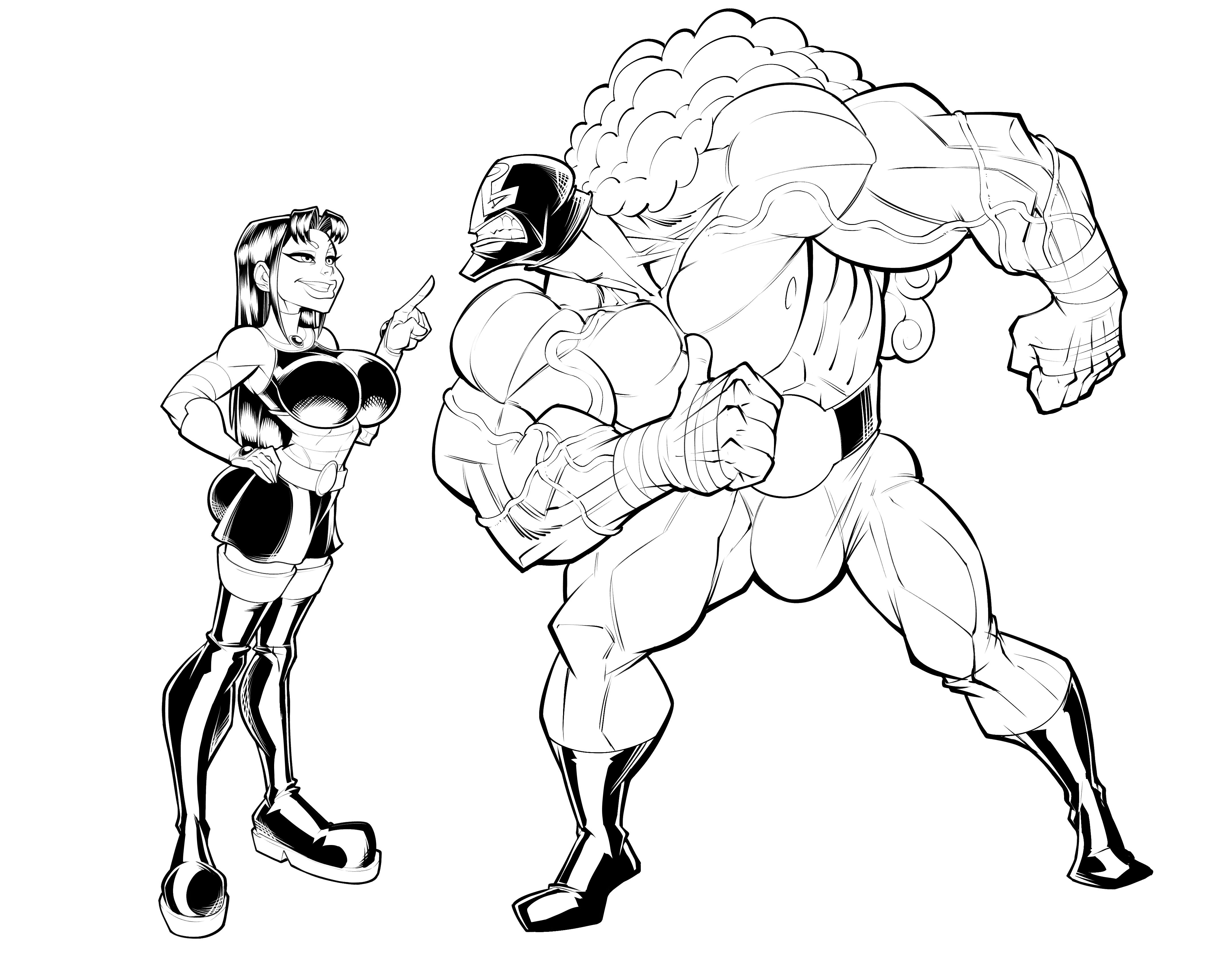 Blackfire Versus Rasslor page 6