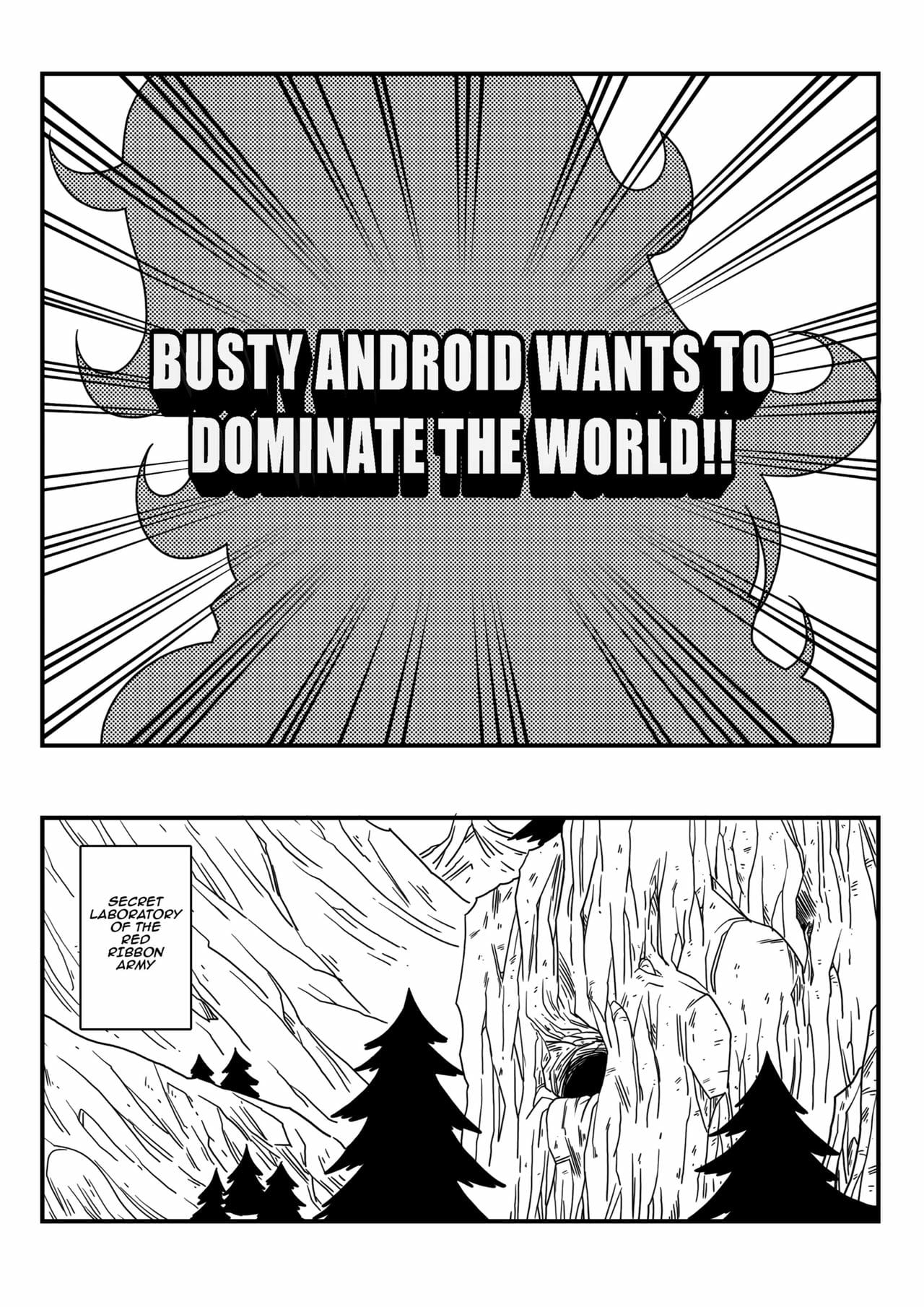 Busty Android Wants to Dominate the World!! page 3