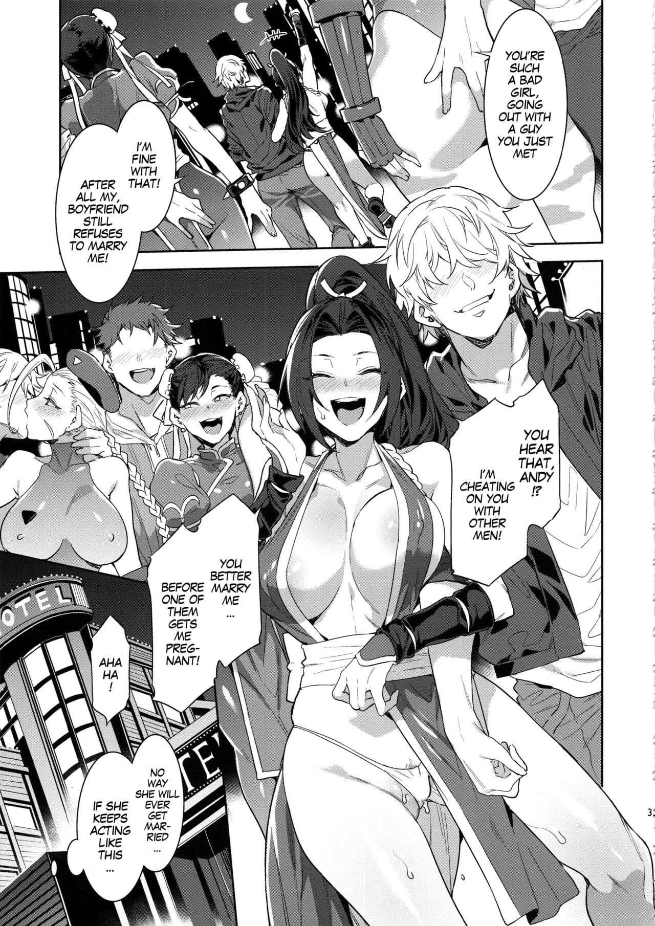 Casual Sex Party With Fighting Game Gals page 32