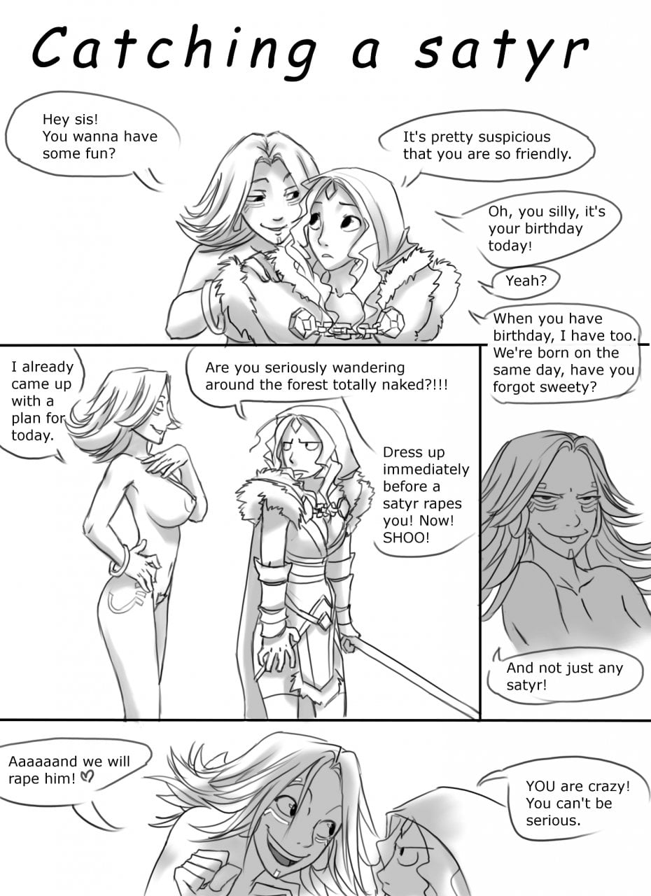 Catching a satyr page 1