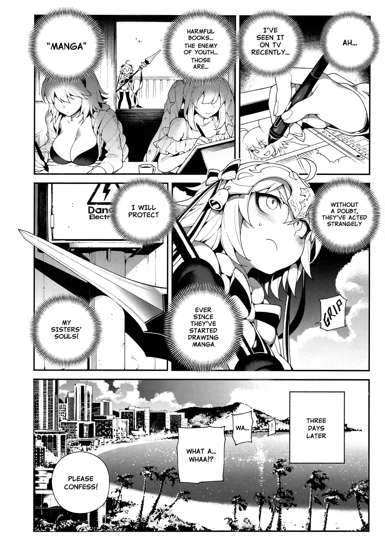 Chaldea Mania – Black & White page 6