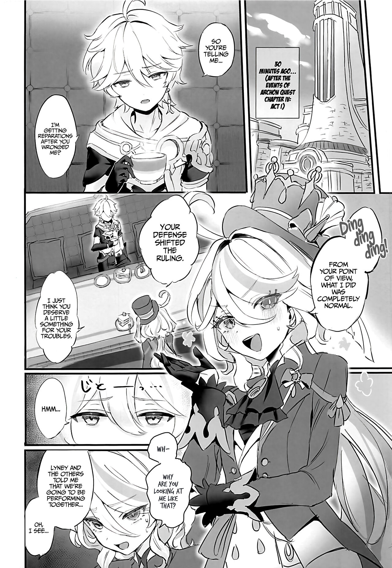 Cheers With Her Glass page 3