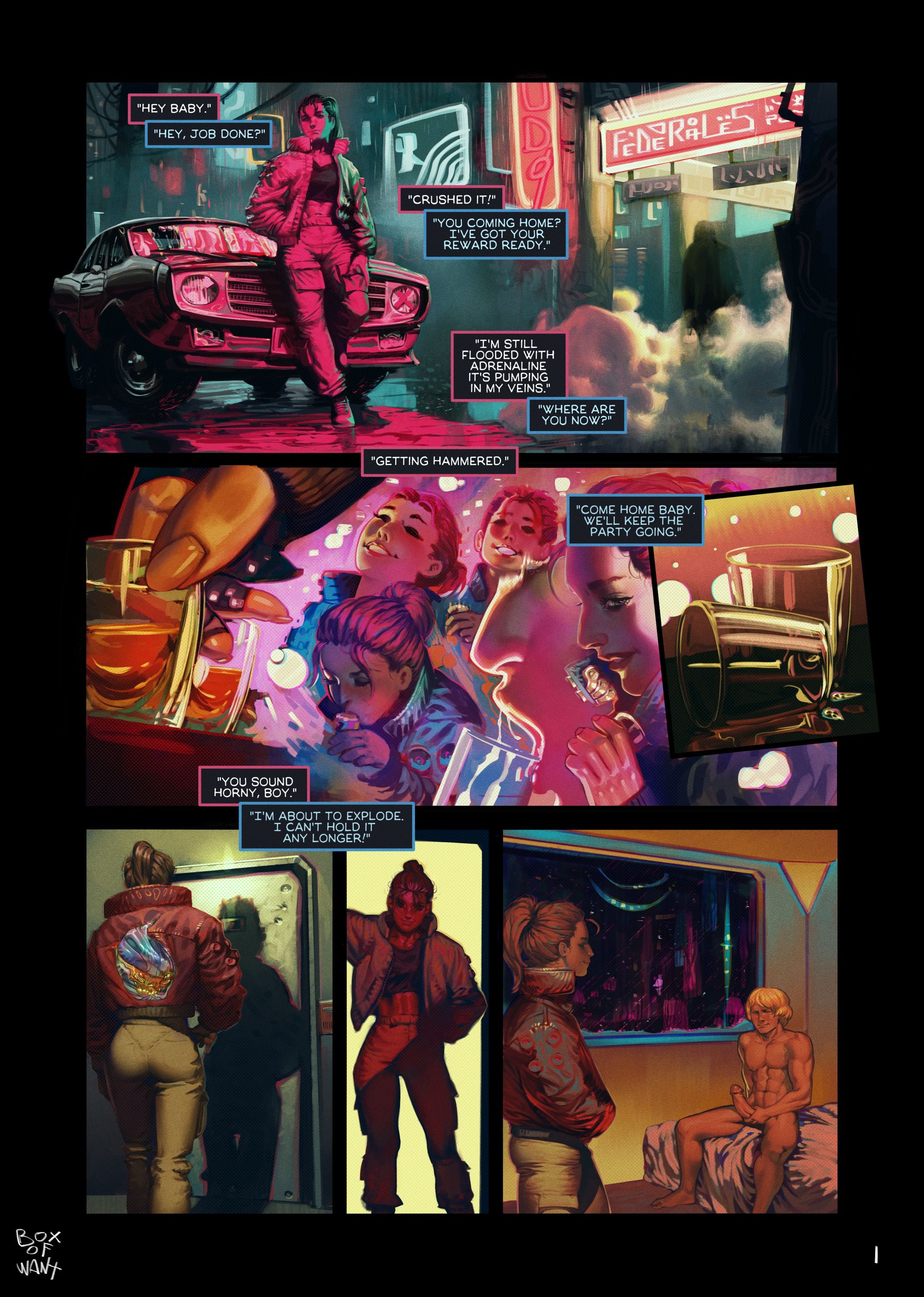 Cyberpunk Haze page 1