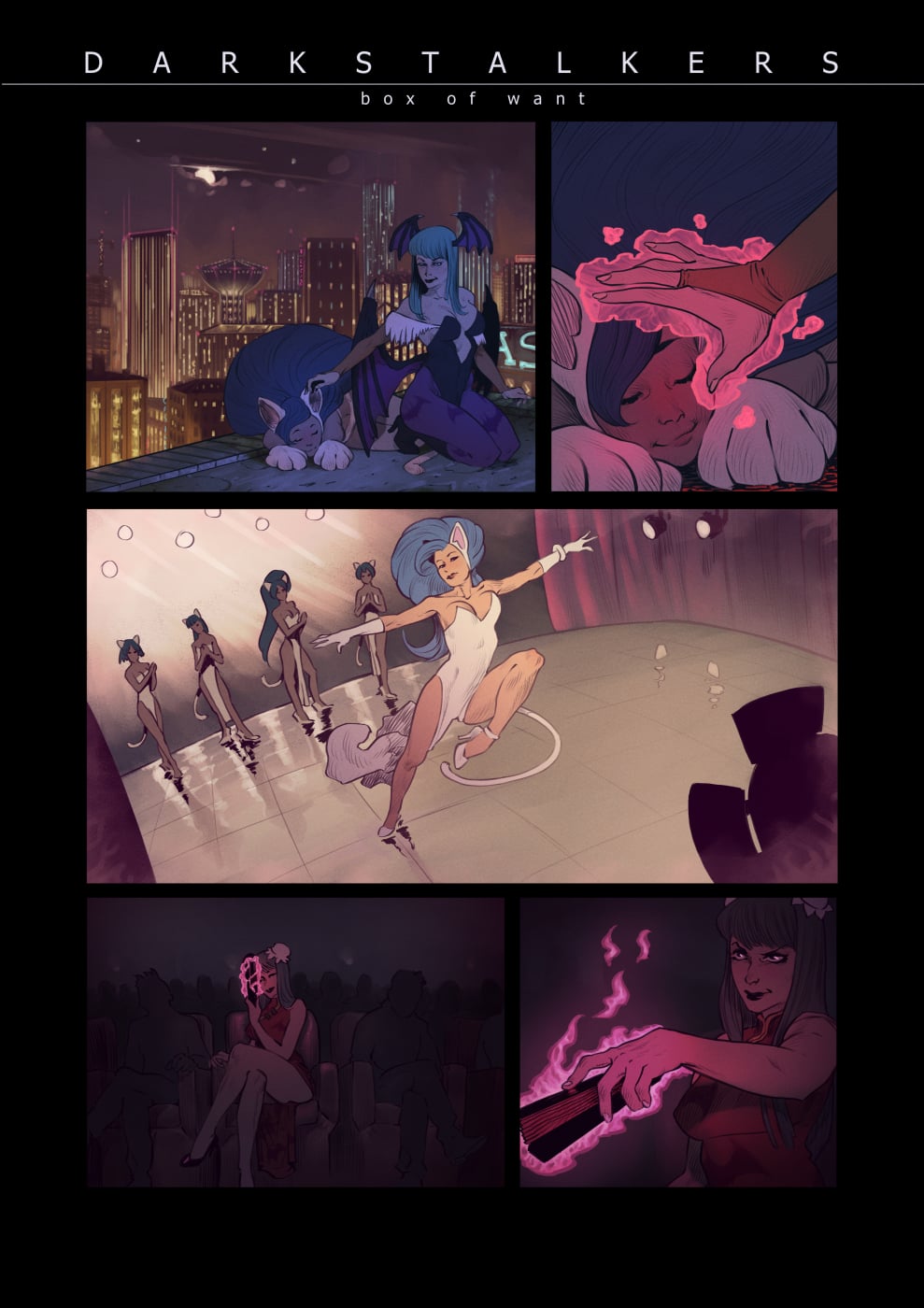 DarkStalkers Comic page 1