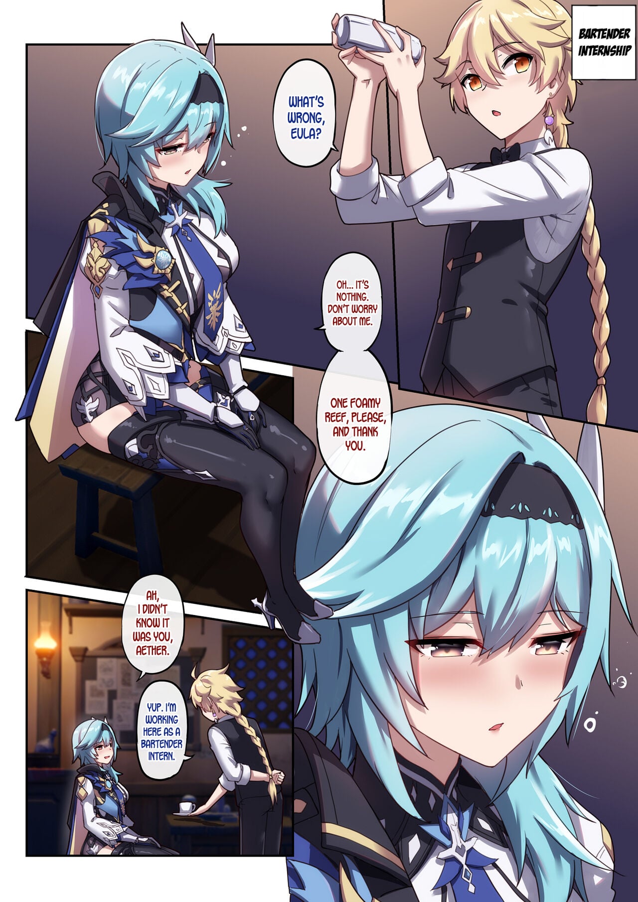 Eula’s Drunken Escapade page 1