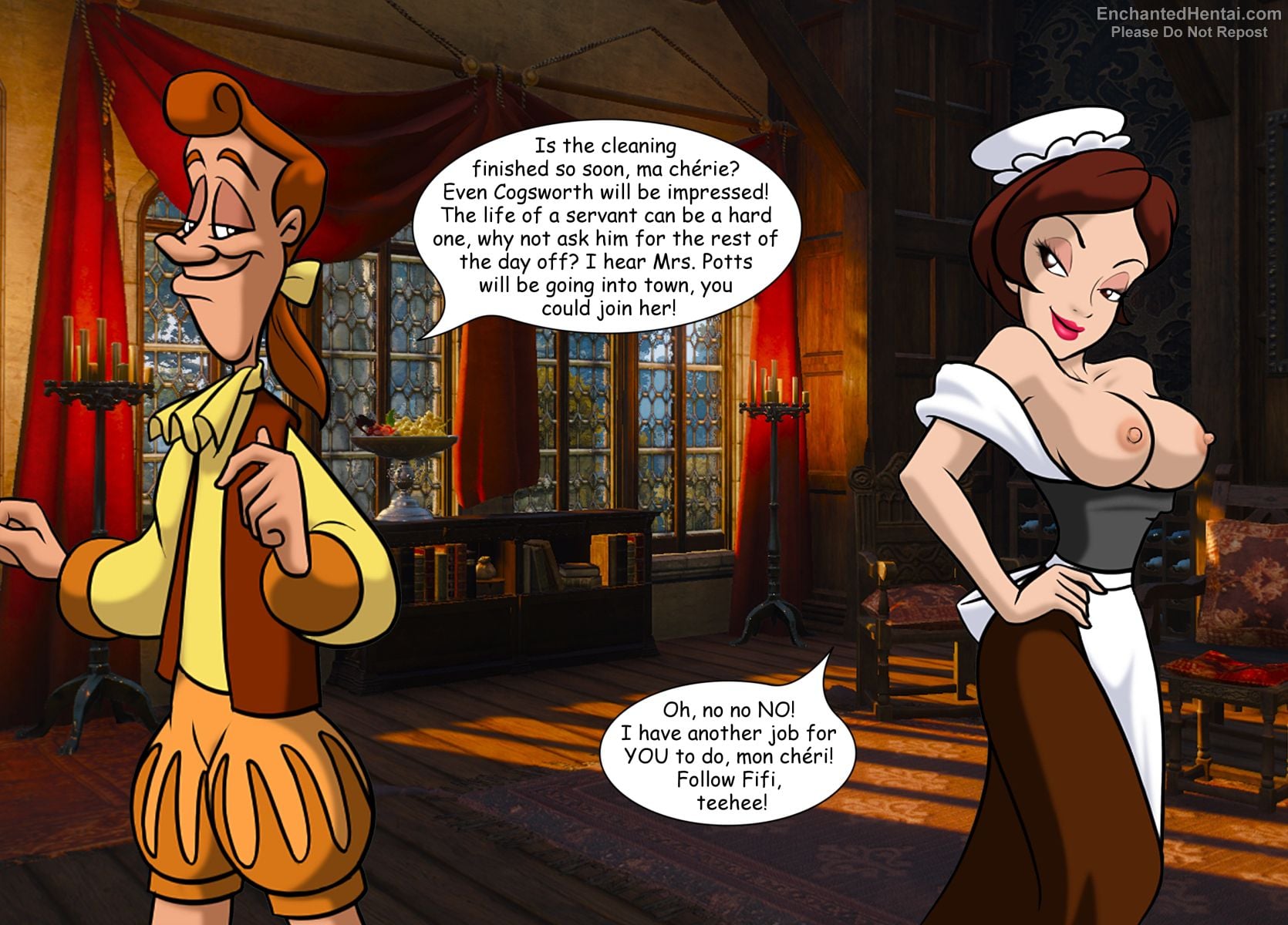 Fifi & Lumiere: Human Again page 2