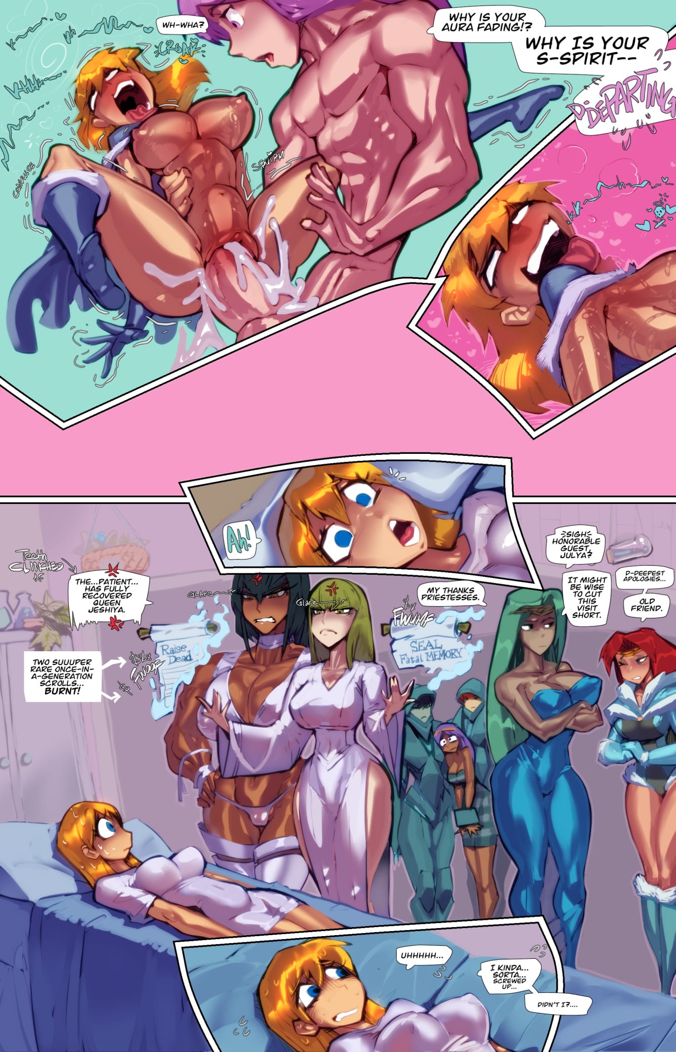 Gina X Athle Harem WDH in Gold Digger issue 201 page 11