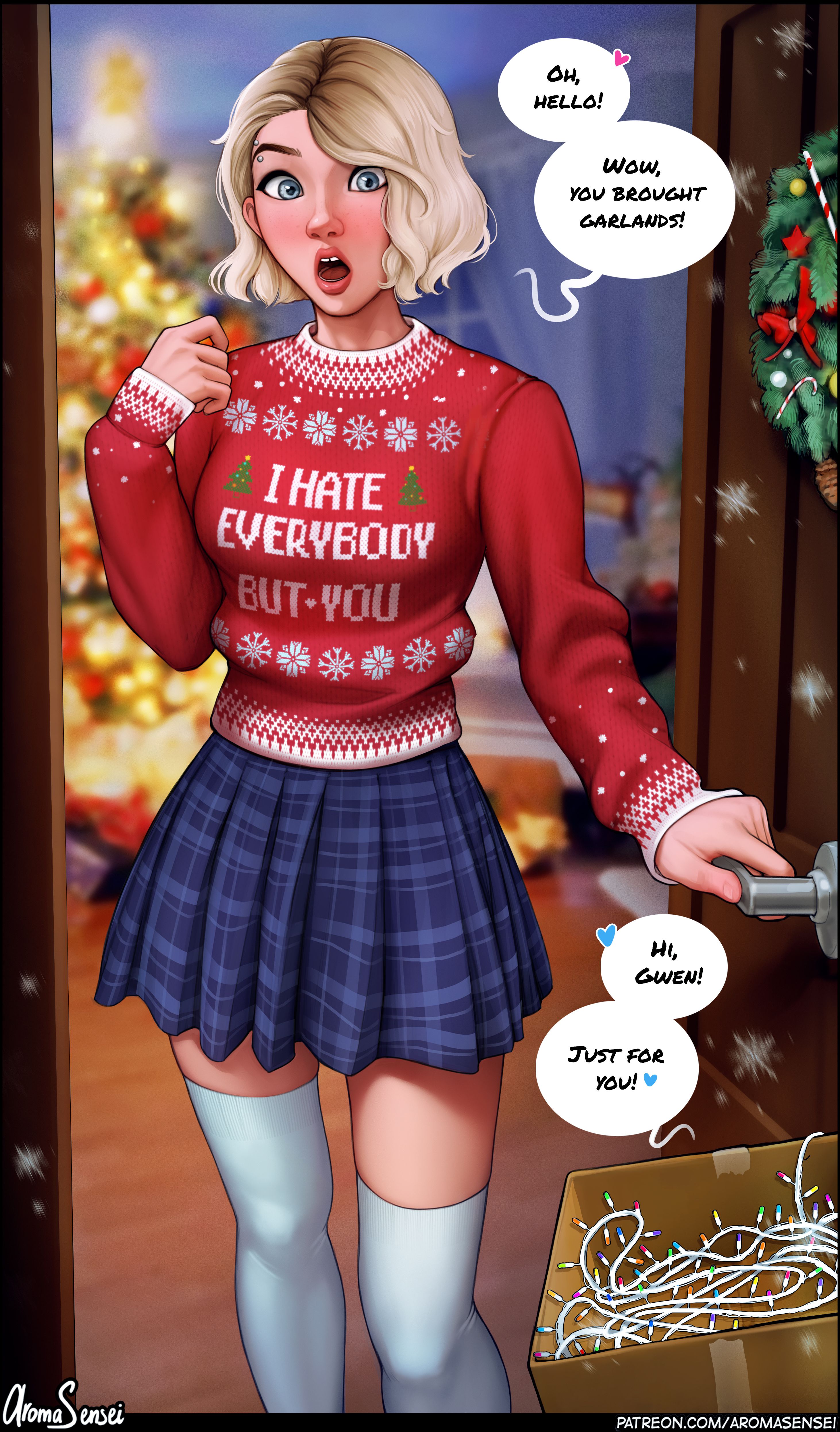 Gwen Celebrates Christmas page 1