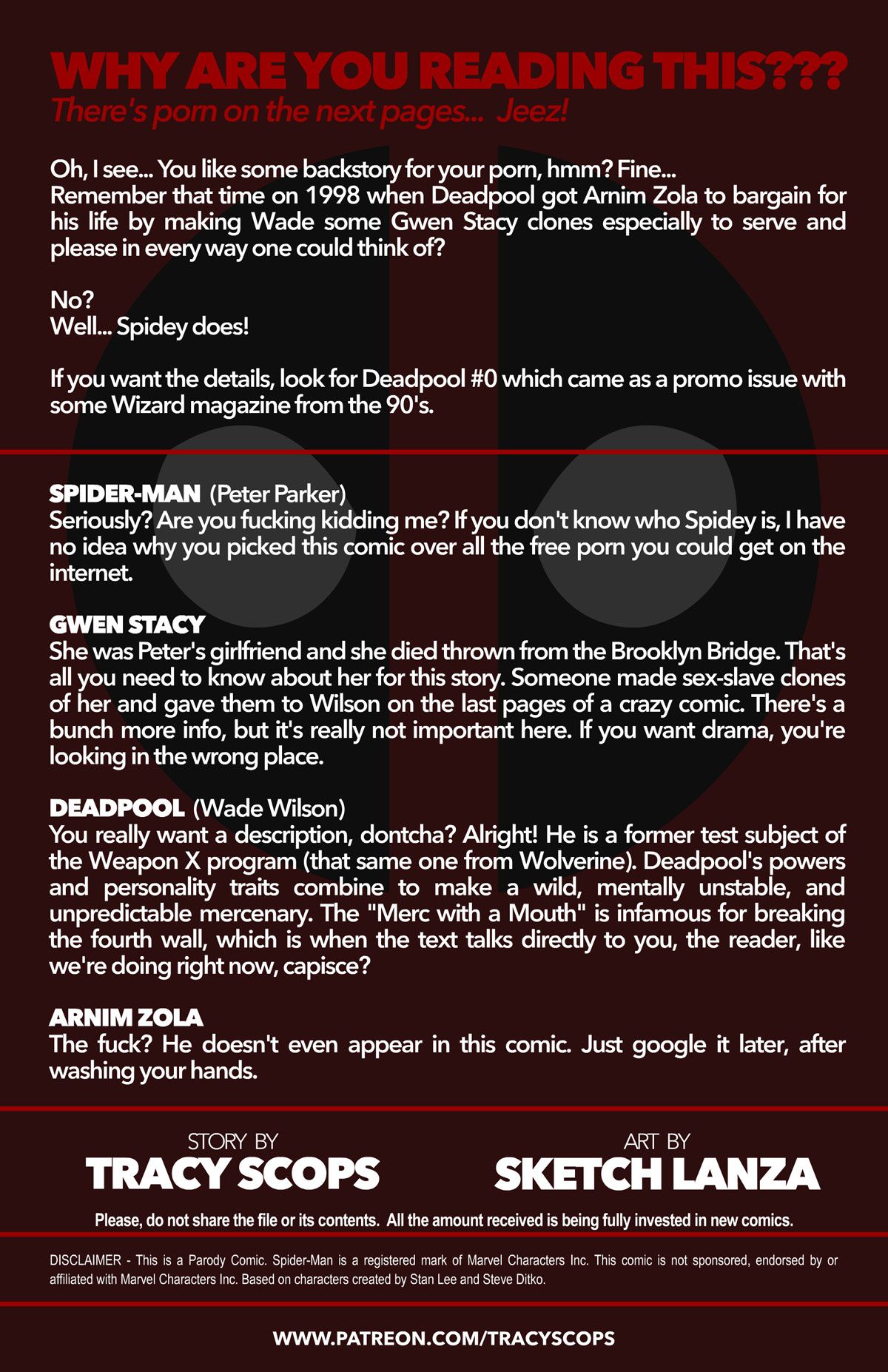 Gwen Stacys Are The Sole Property Of Deadpool page 2