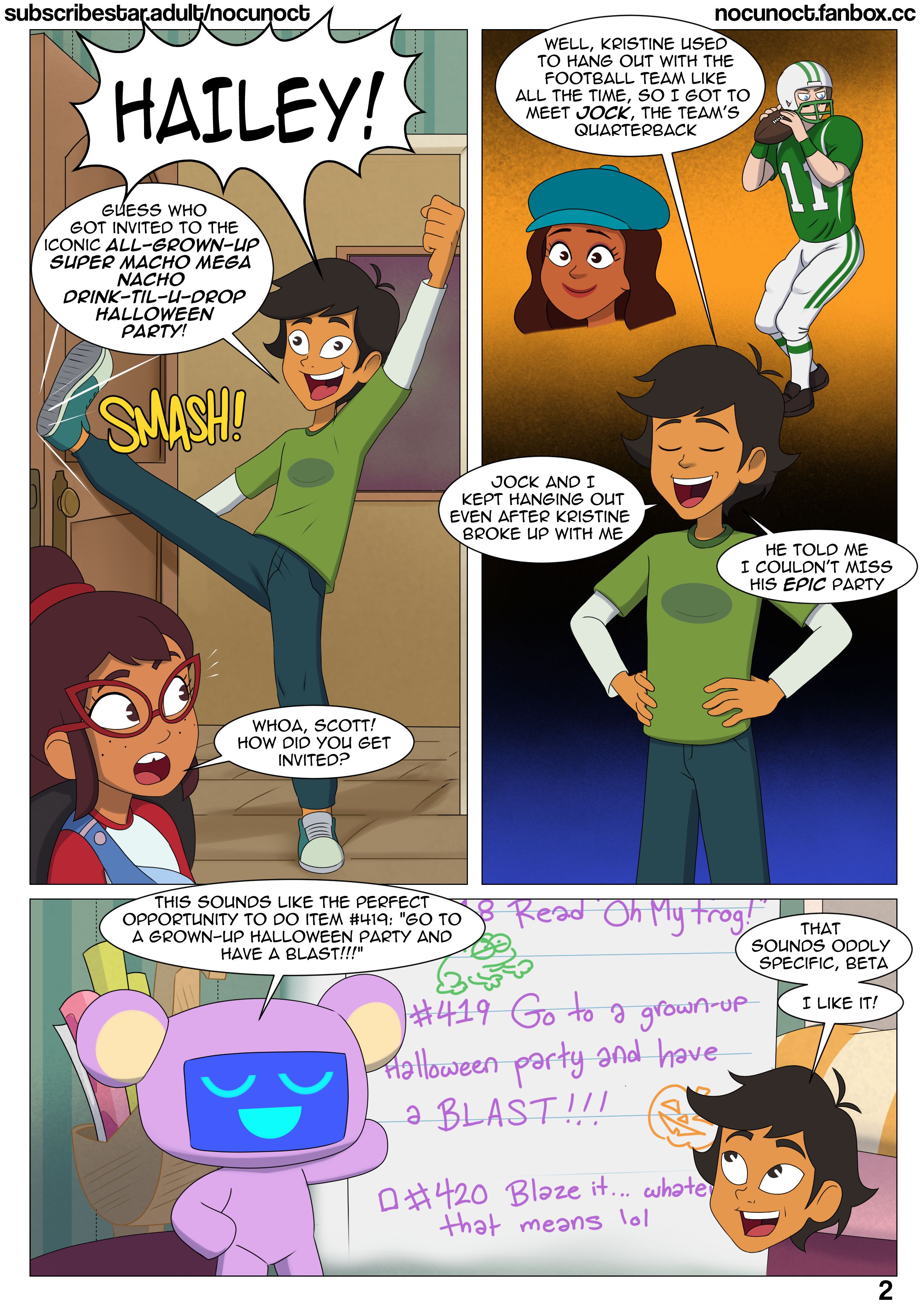 Hailey’s cumtastic halloween Fiestavaganza page 4