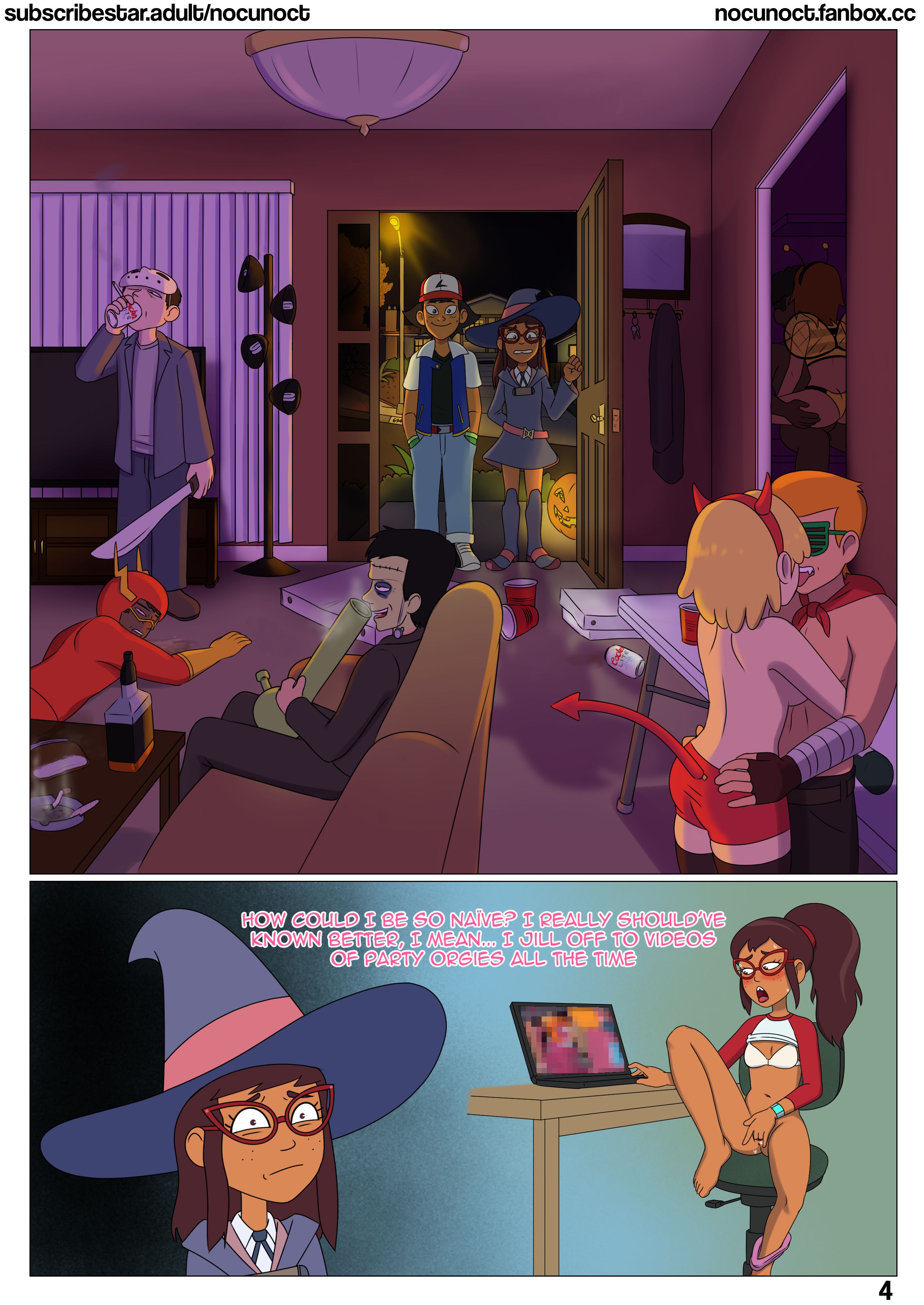 Hailey’s cumtastic halloween Fiestavaganza page 6