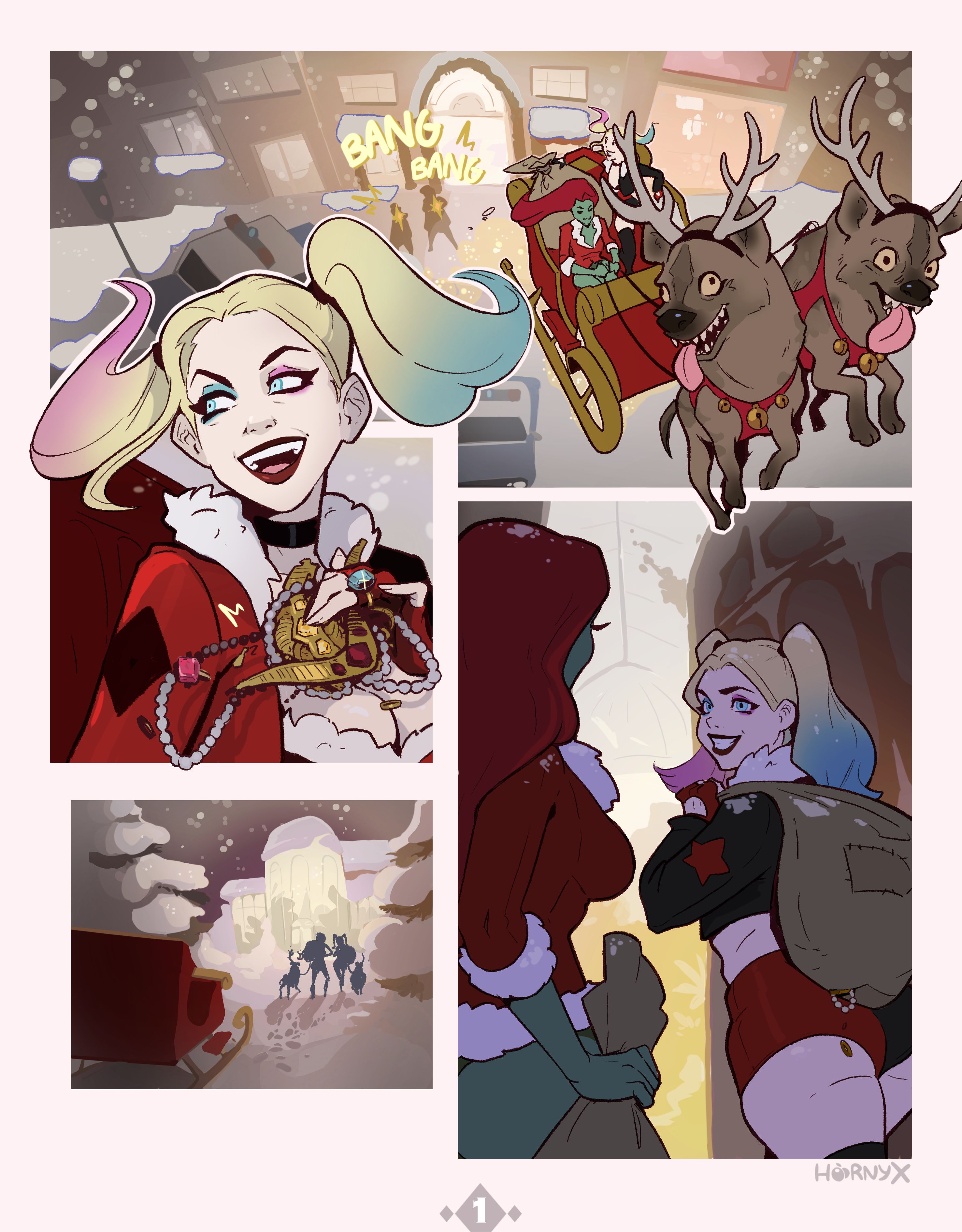 Harley & Ivy’s Christmas Kiss page 1