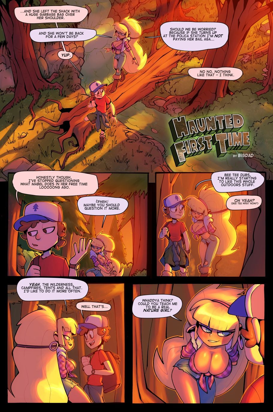 Haunted First Time page 1