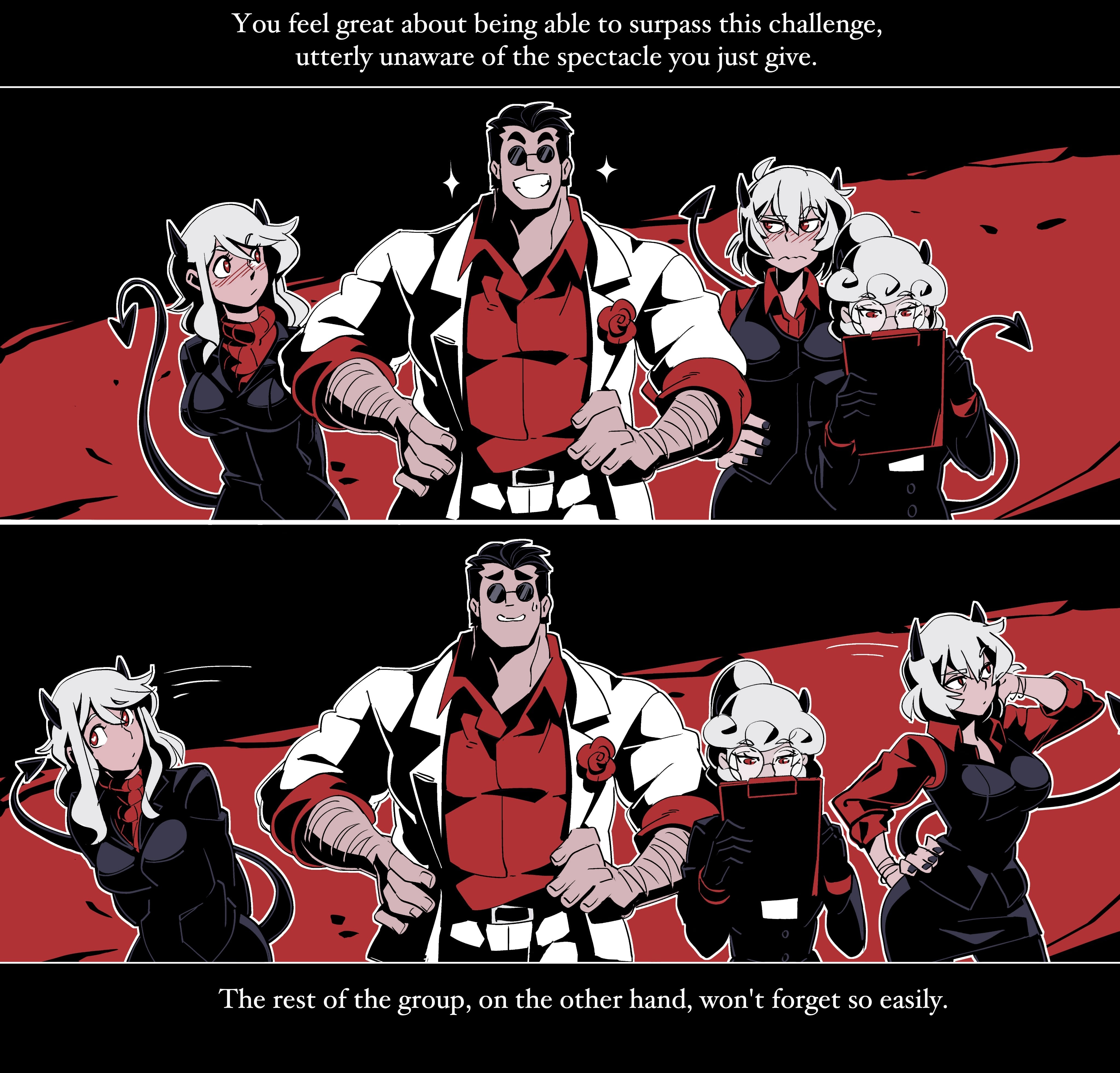 Helltaker Fanart Madness page 132