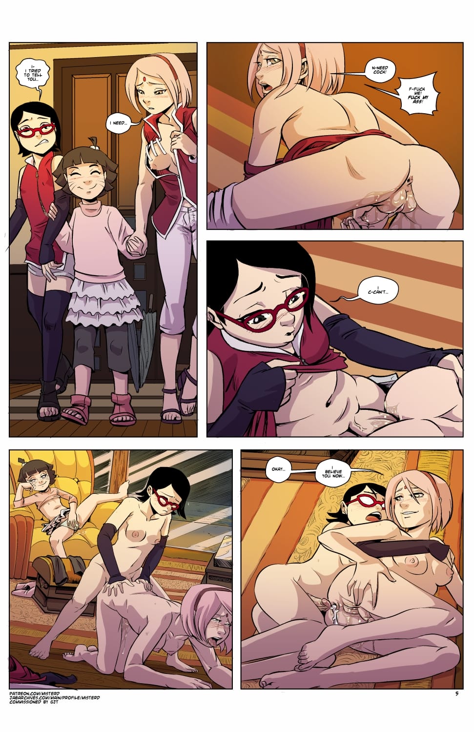Himawari X Sarada page 5