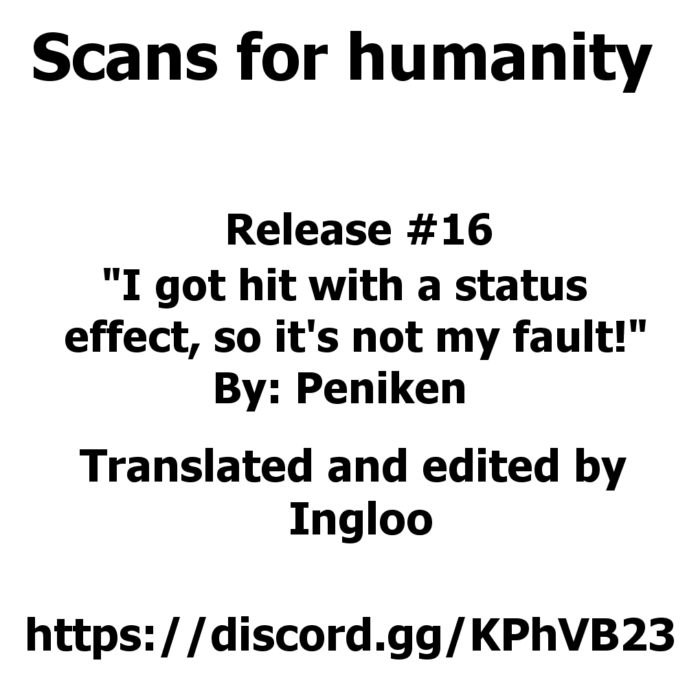 I Got Hit With A Status Effect, So It’s Not My Fault! page 27
