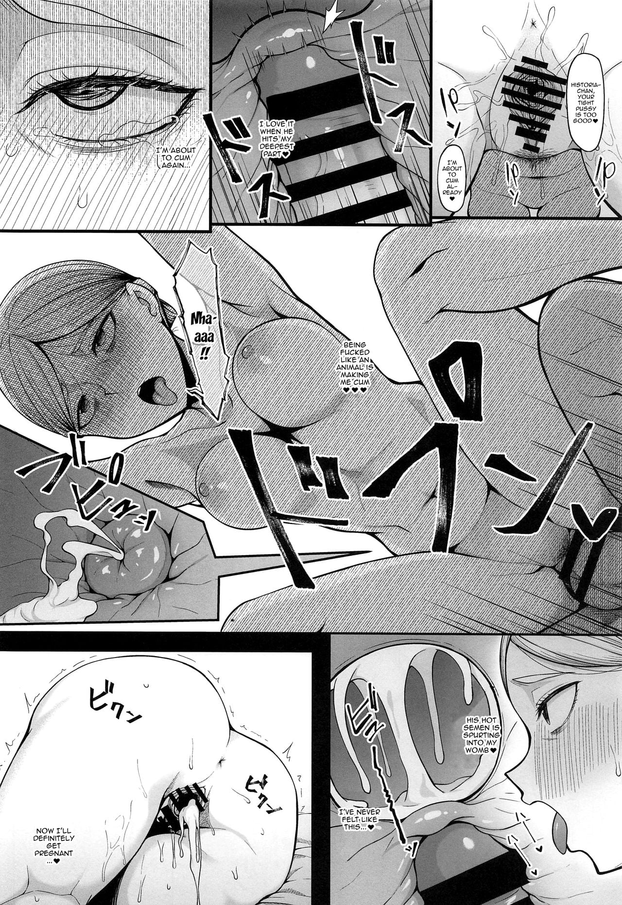 If Historia Gives Into The Pleasure She’ll Become A Pregnant Bellied Queen page 14