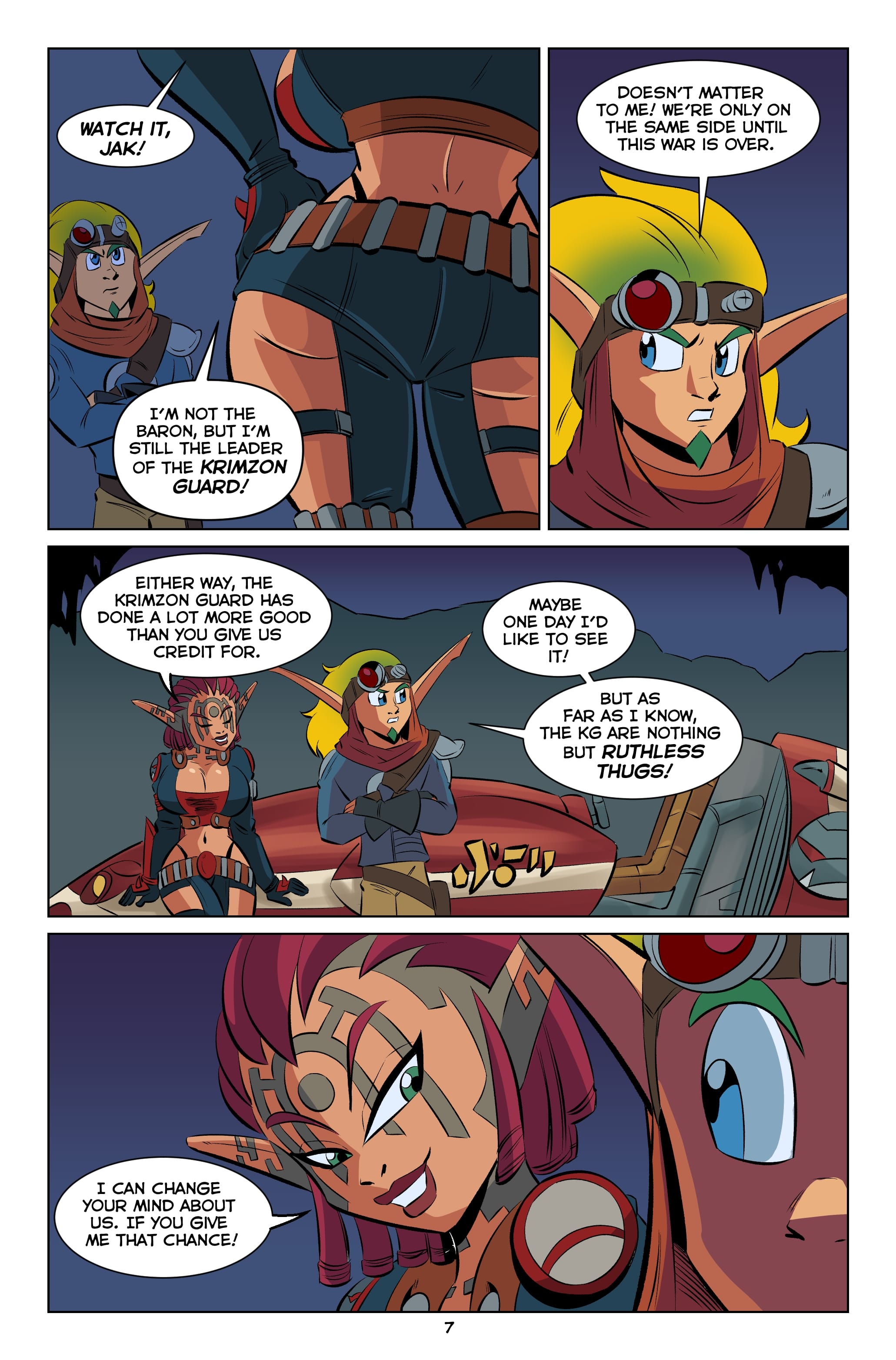Jak and Ashelin: Stakeout page 8