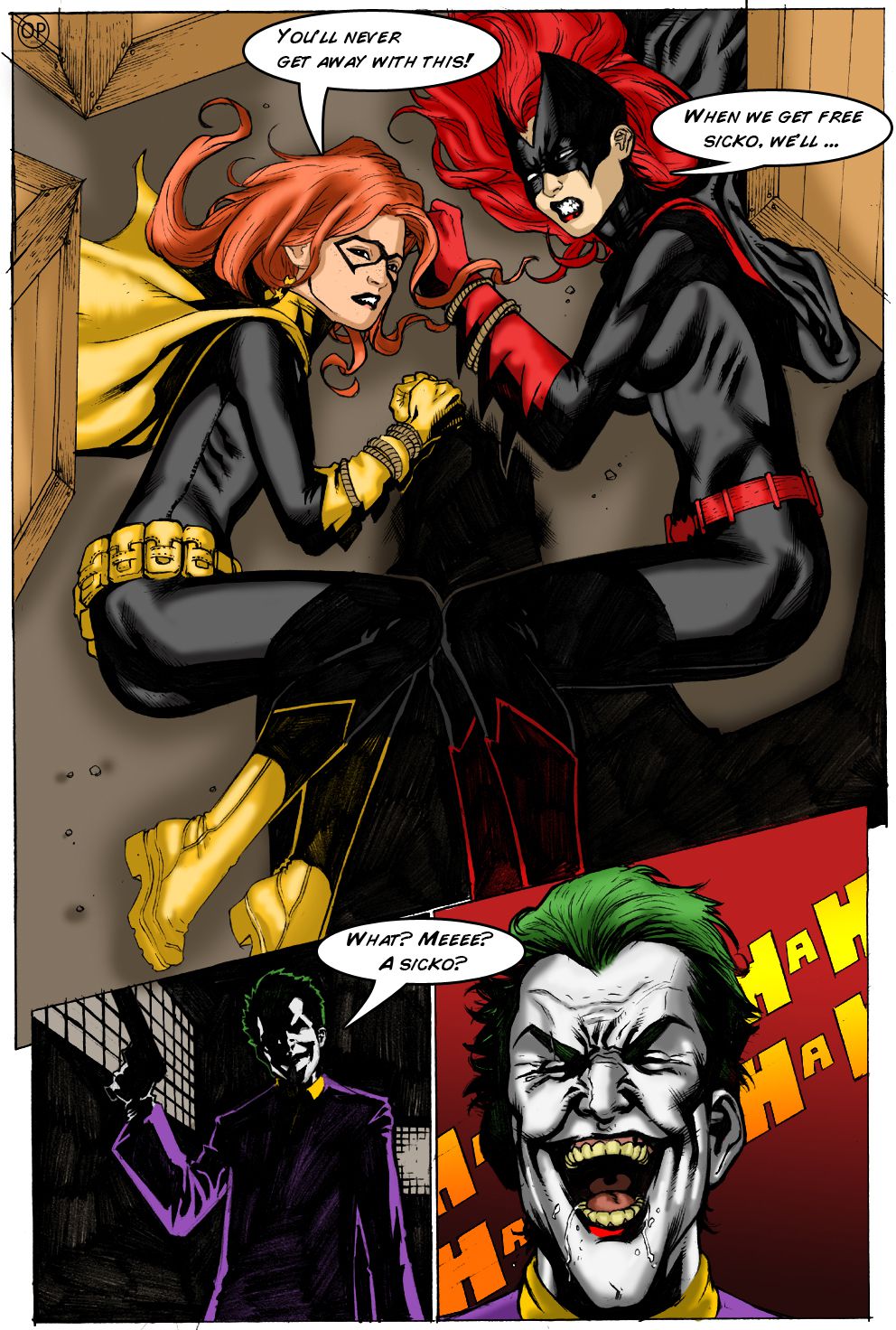 Joker VS Batwoman page 1