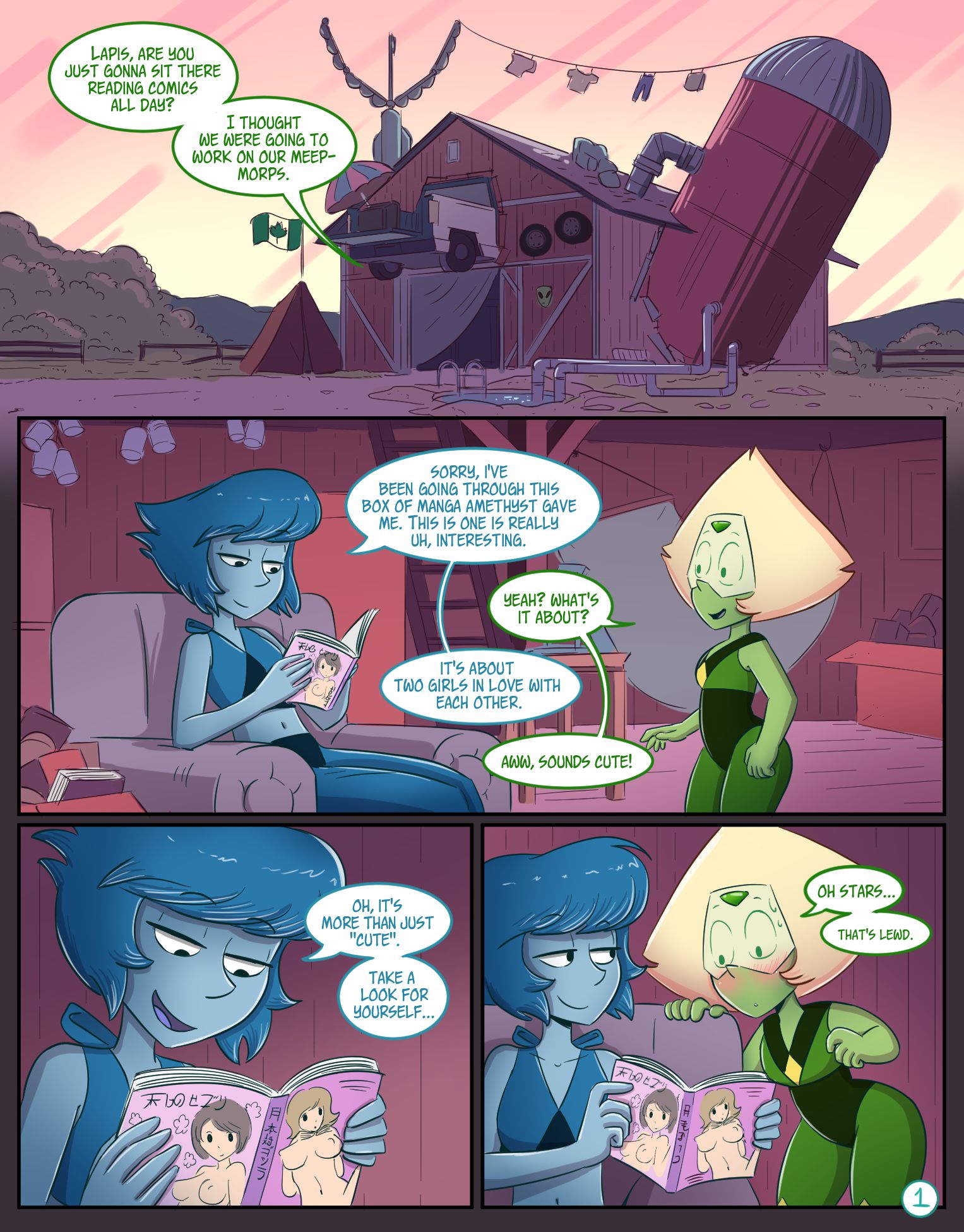 Lapidot Comic page 1