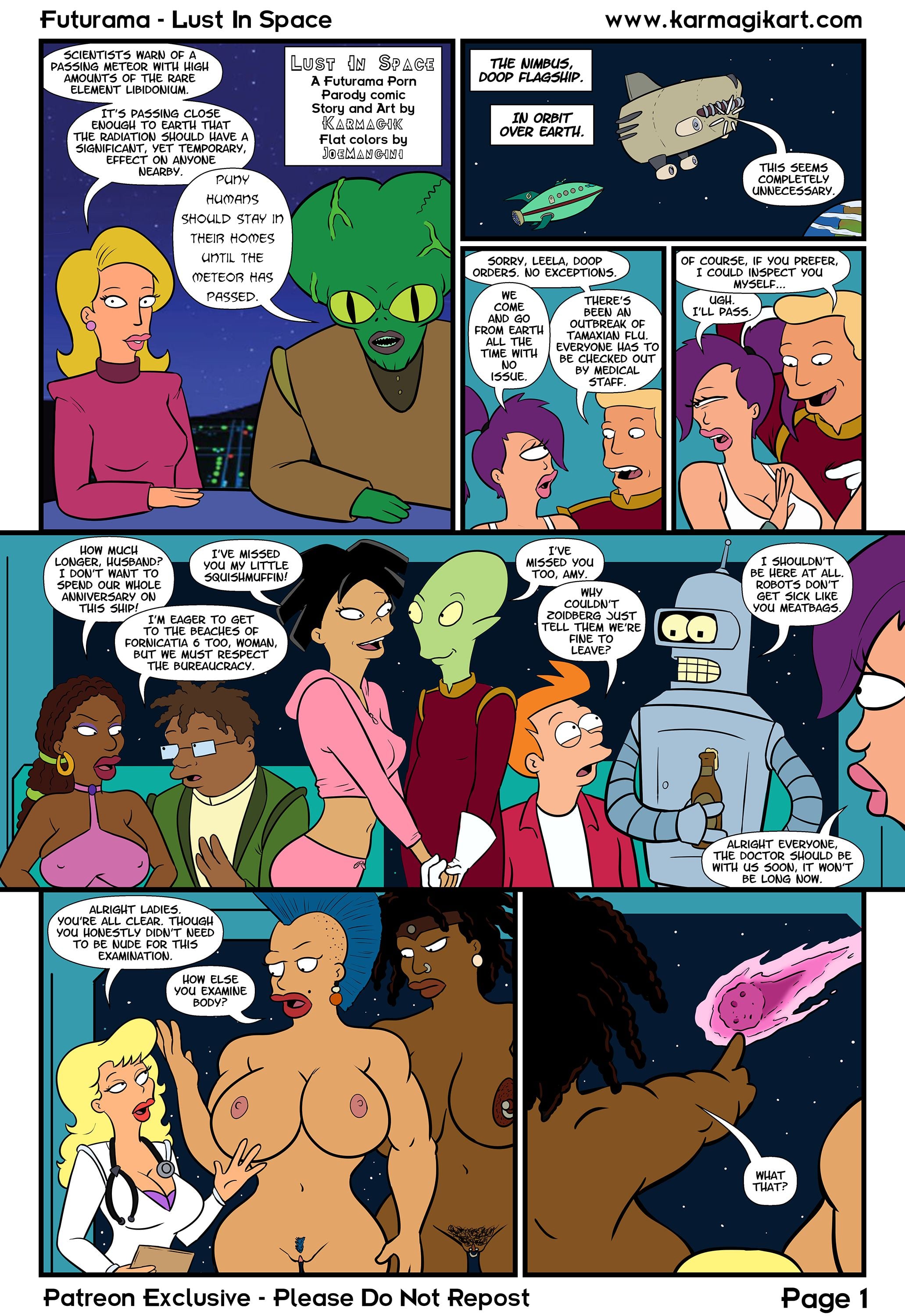 Lust In Space page 1