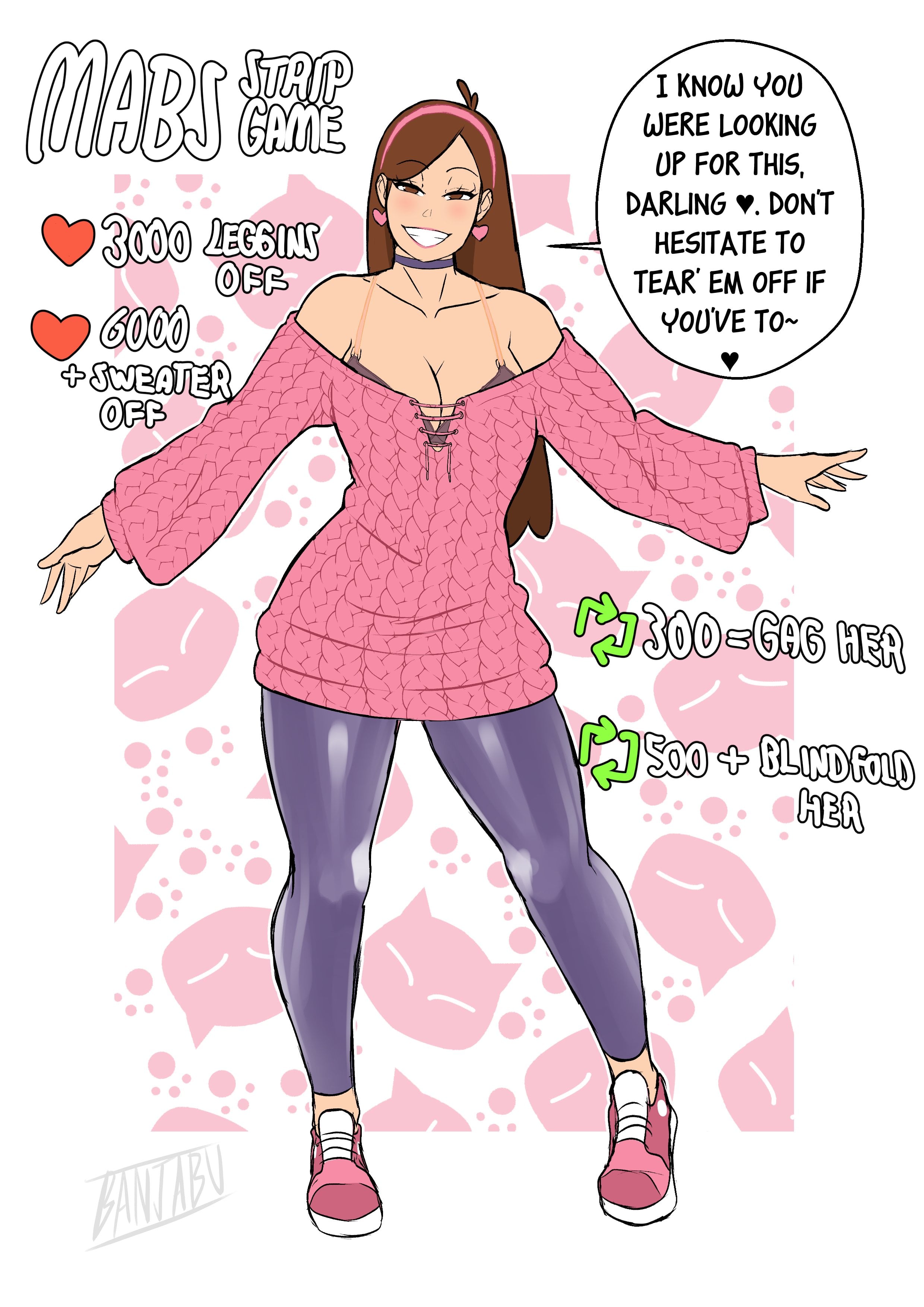 Mabel & Candy Stripgame page 1