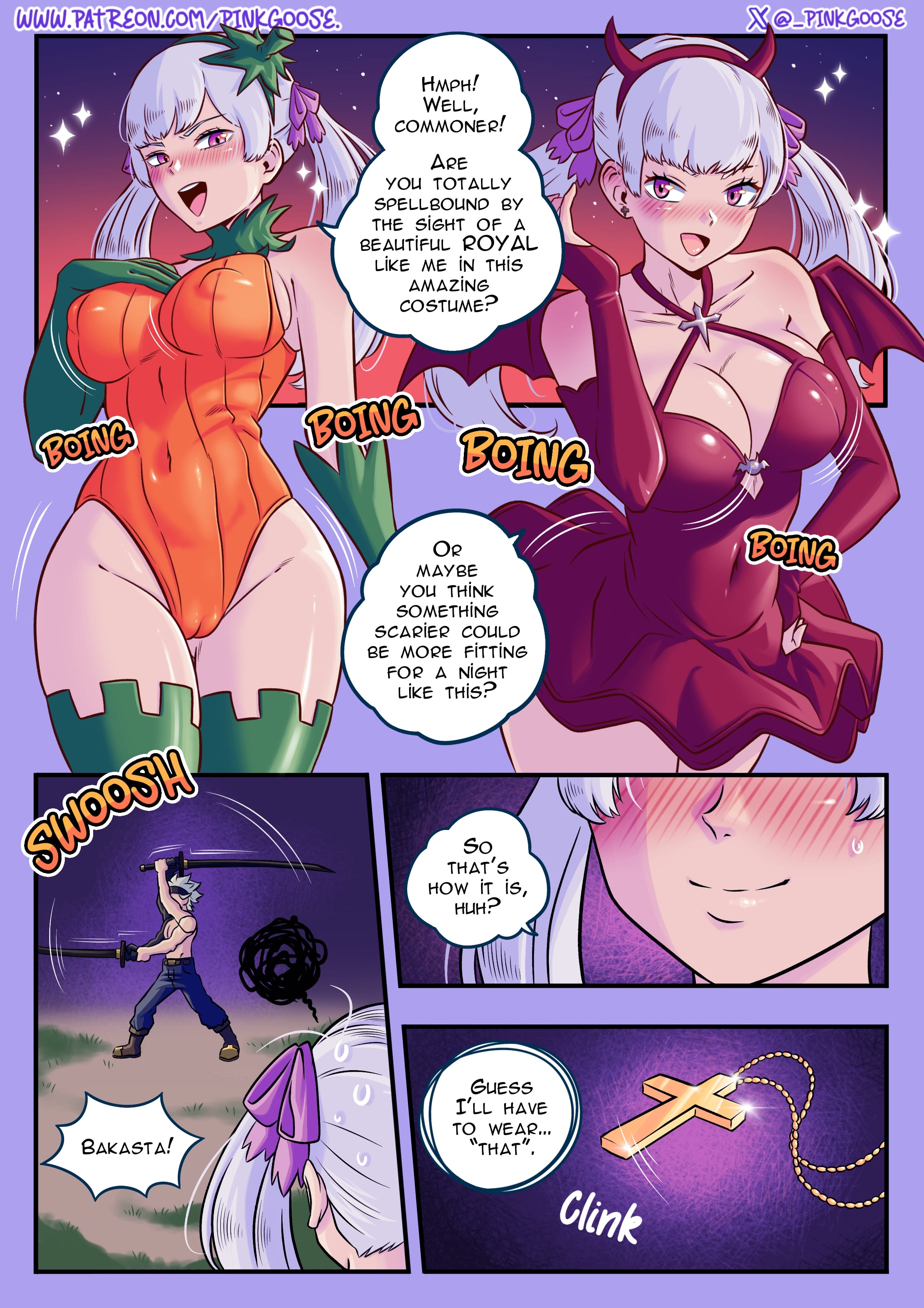 Noelle x Asta x Nero comic page 1