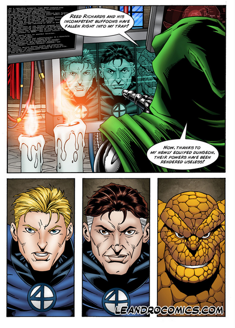 Only Invisible Woman can save the Fantastic Foursome from Dr. Doom! page 3
