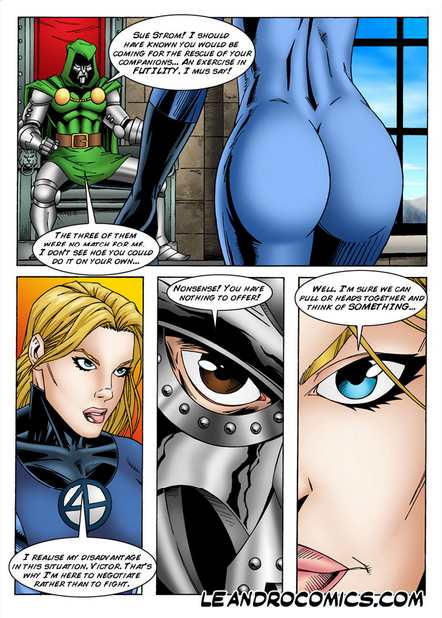 Only Invisible Woman can save the Fantastic Foursome from Dr. Doom! page 5