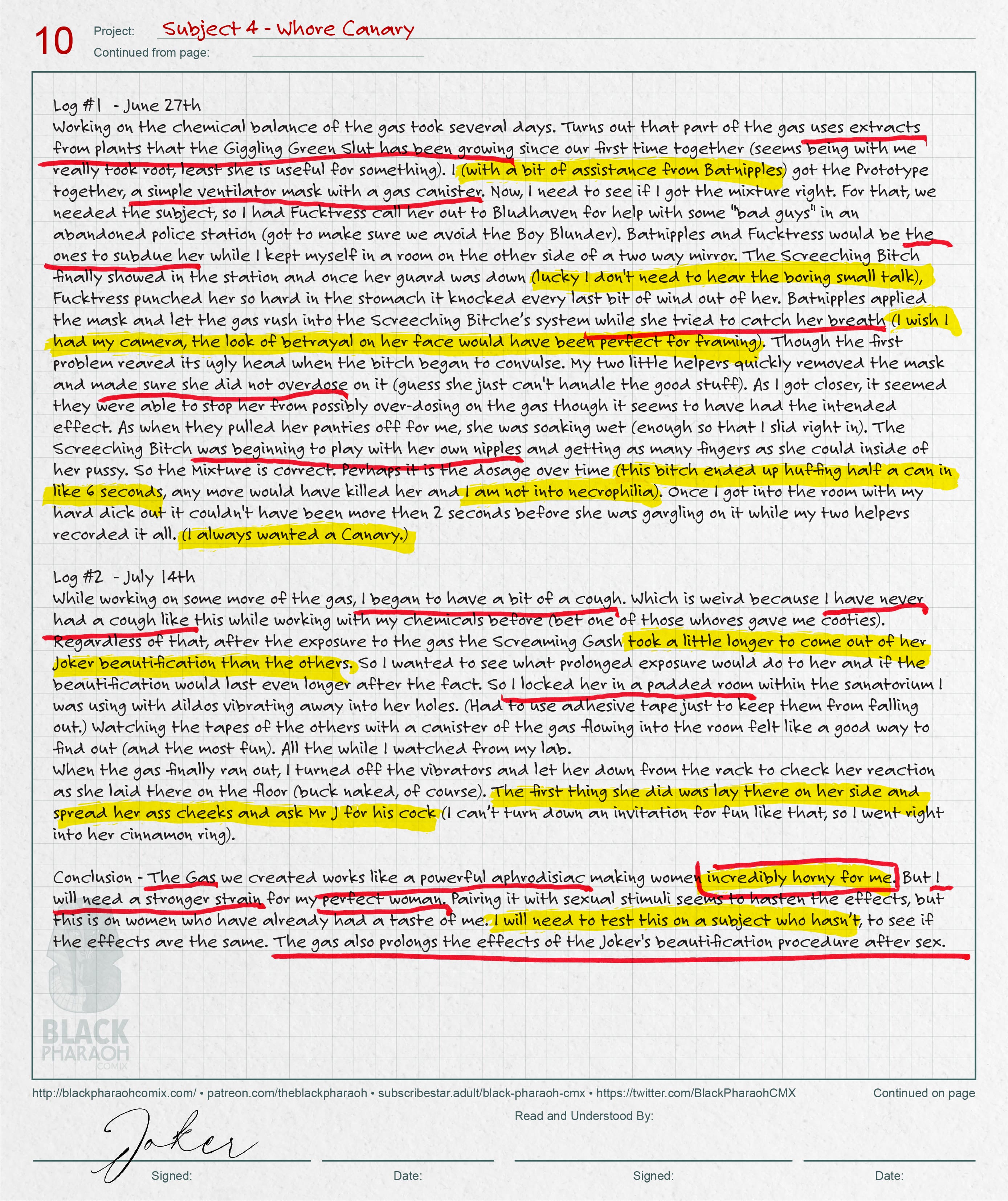 Pages of Mad Obsession page 12