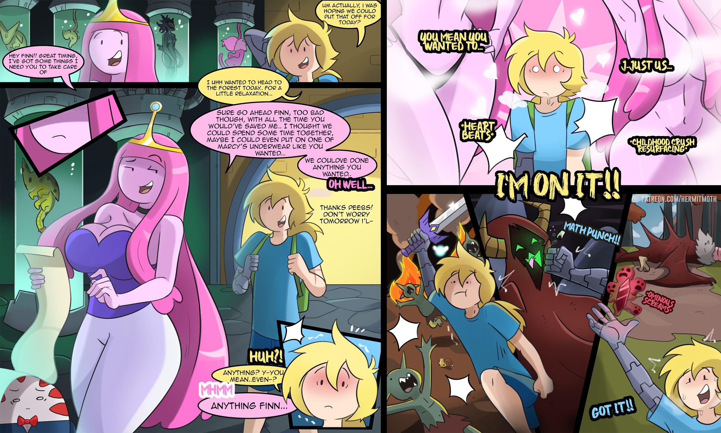 Princess Bubblegum X Finn page 1