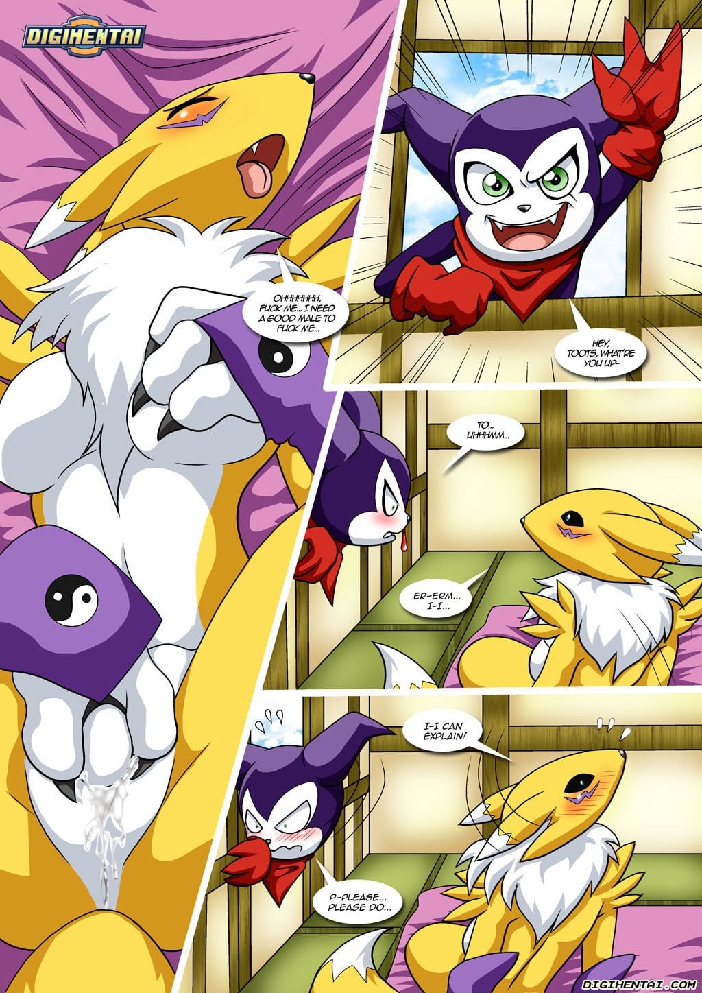 Renamon´s First Time page 3