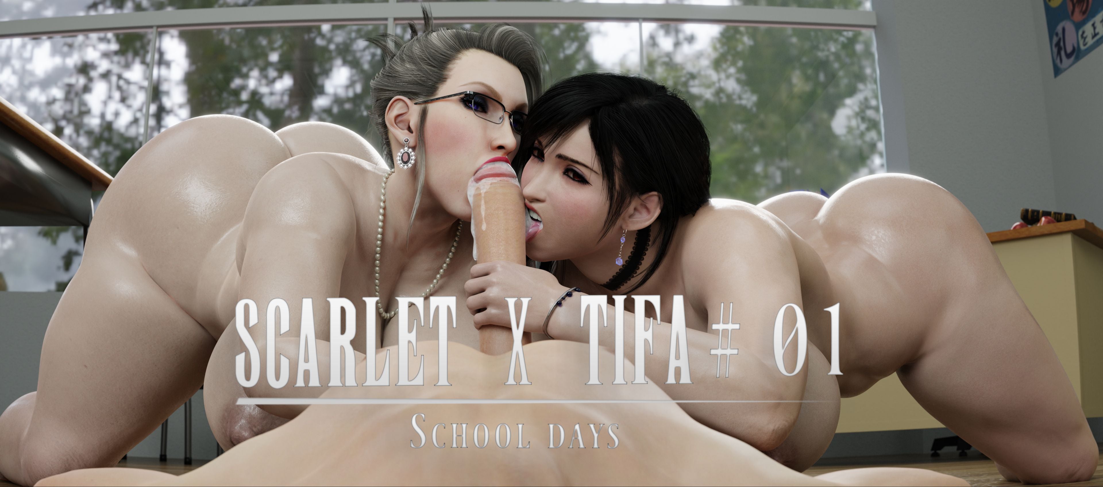 Scarlet X Tifa page 1