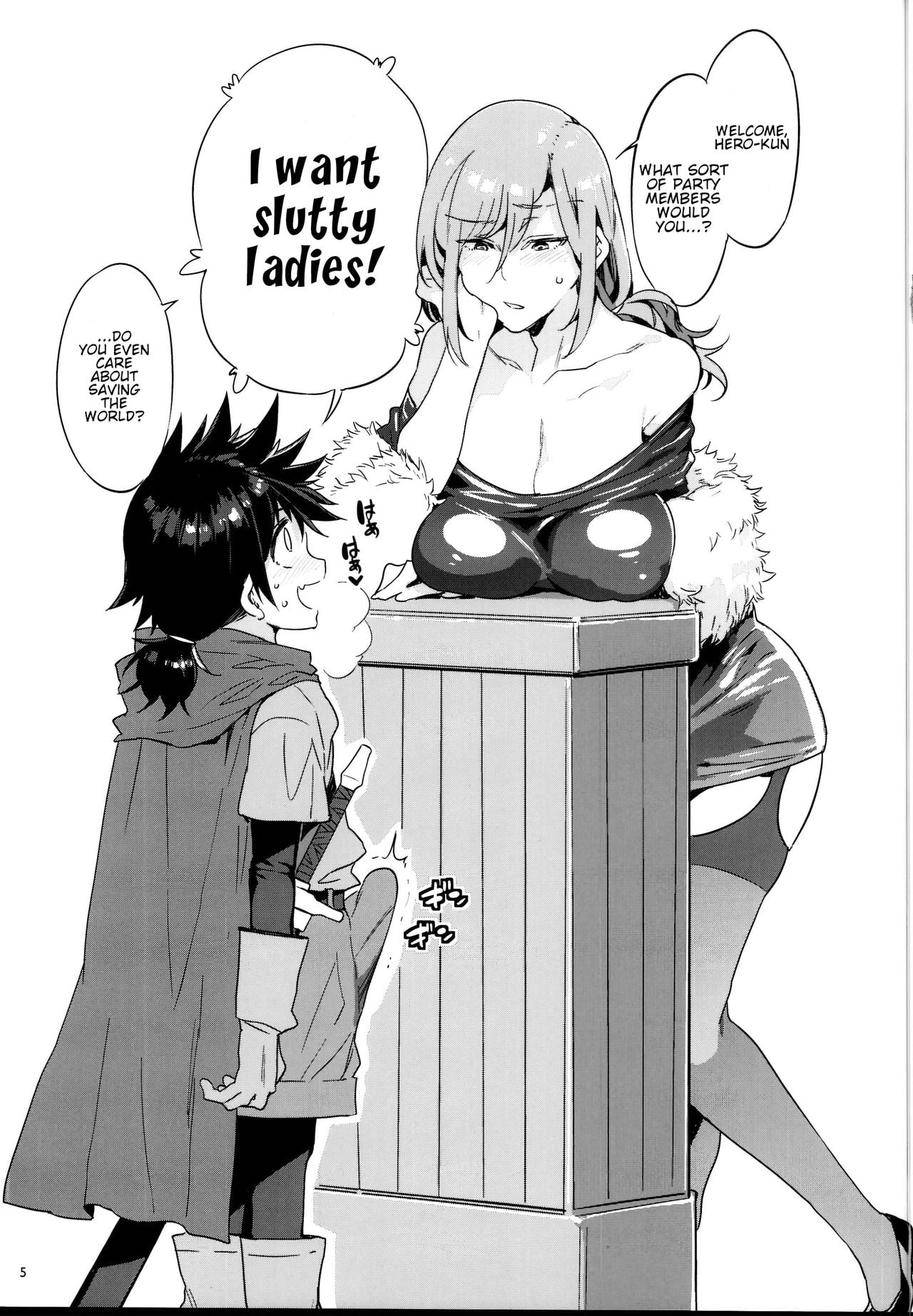 Seiyoku ni Shoujiki Sugiru Shota Yuusha page 6