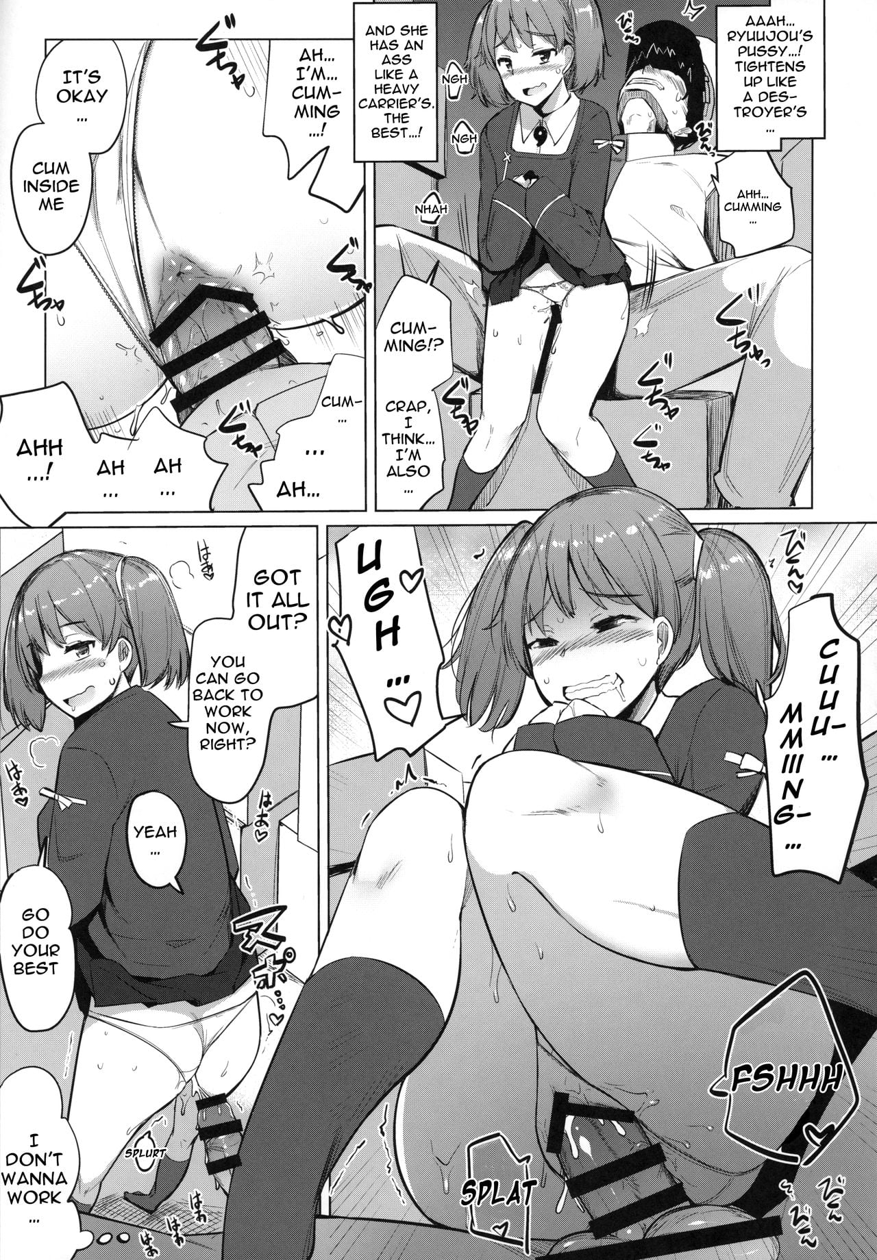 Shigoto ni Tsukaretara Ryuujou o Yobidashite Nuitemorau. page 10