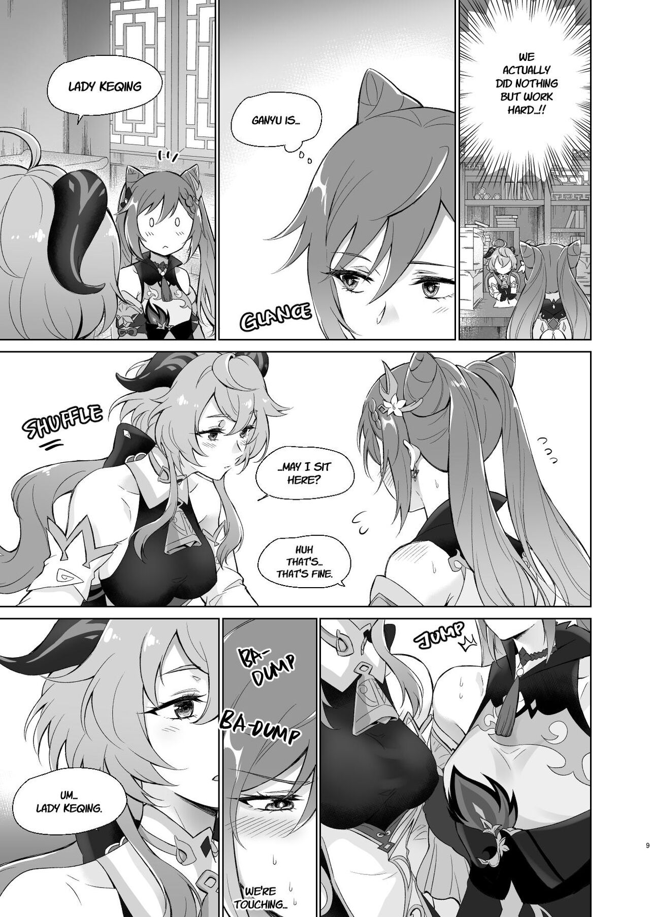 Sleep with me, Ganyu page 8