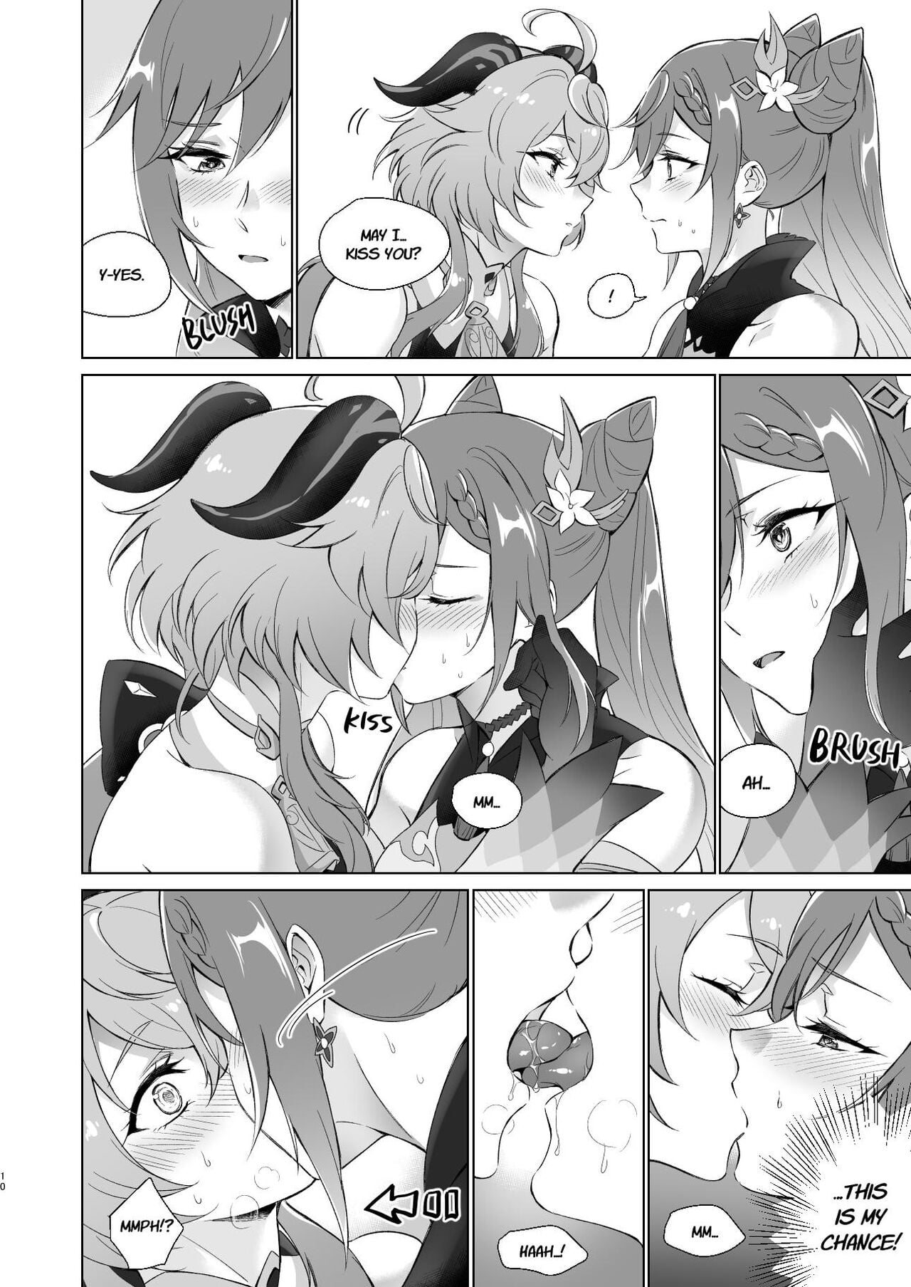 Sleep with me, Ganyu page 9