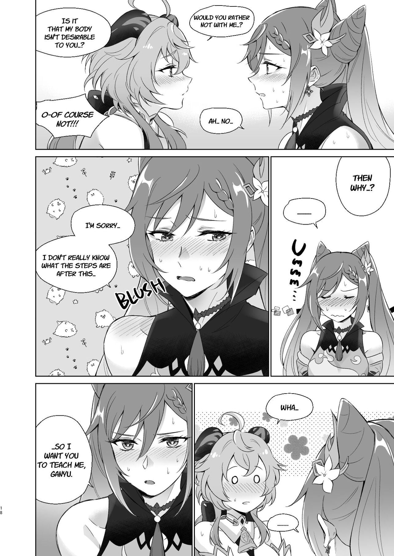 Sleep with me, Ganyu page 17