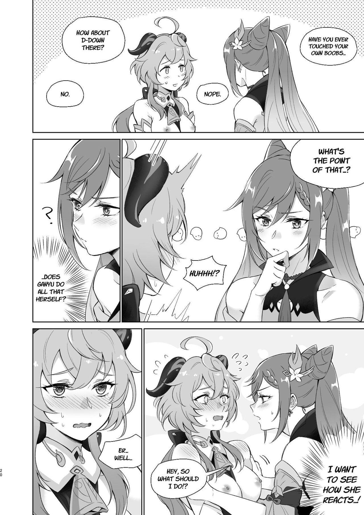 Sleep with me, Ganyu page 19