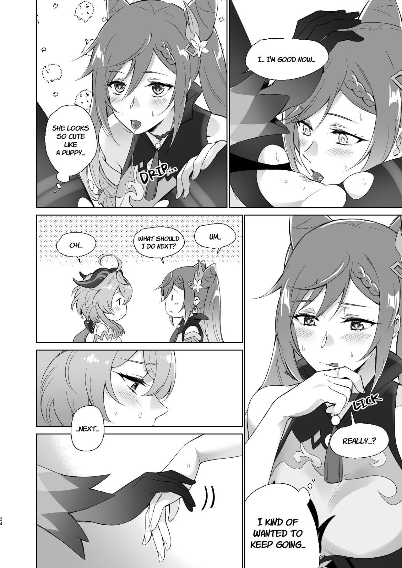 Sleep with me, Ganyu page 23