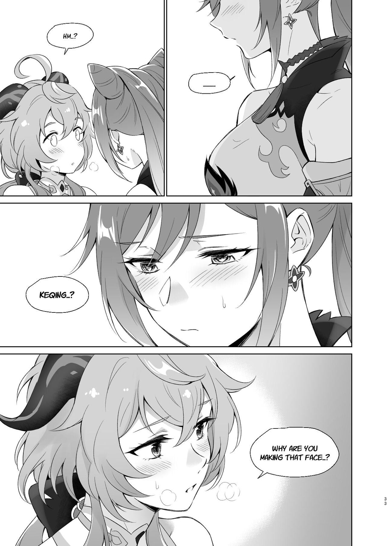 Sleep with me, Ganyu page 32