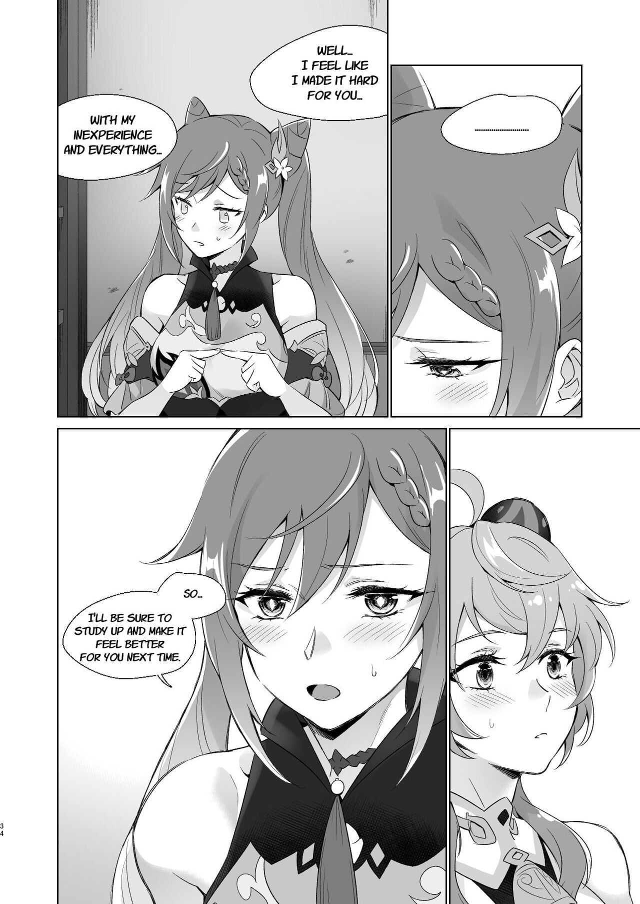 Sleep with me, Ganyu page 33